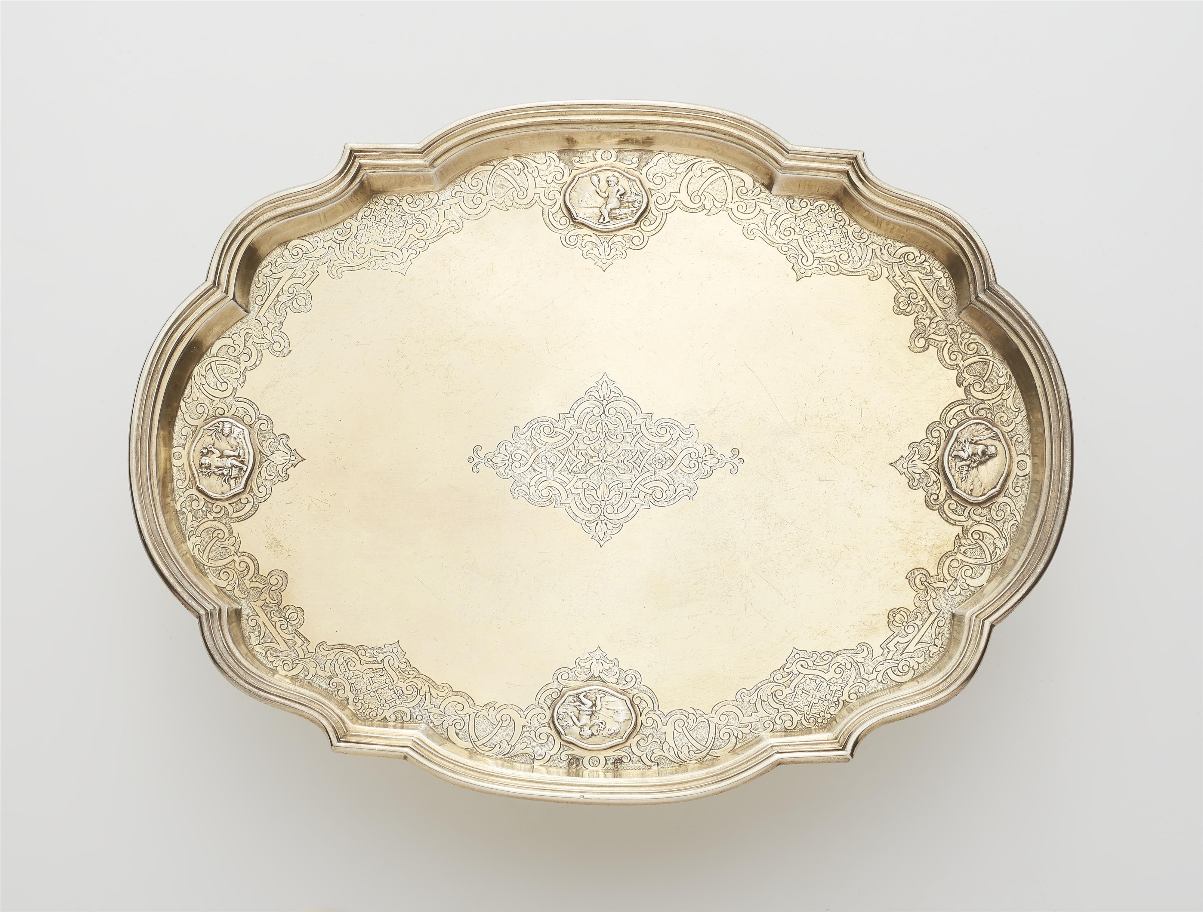 A Régence silver gilt stembowl - image-2