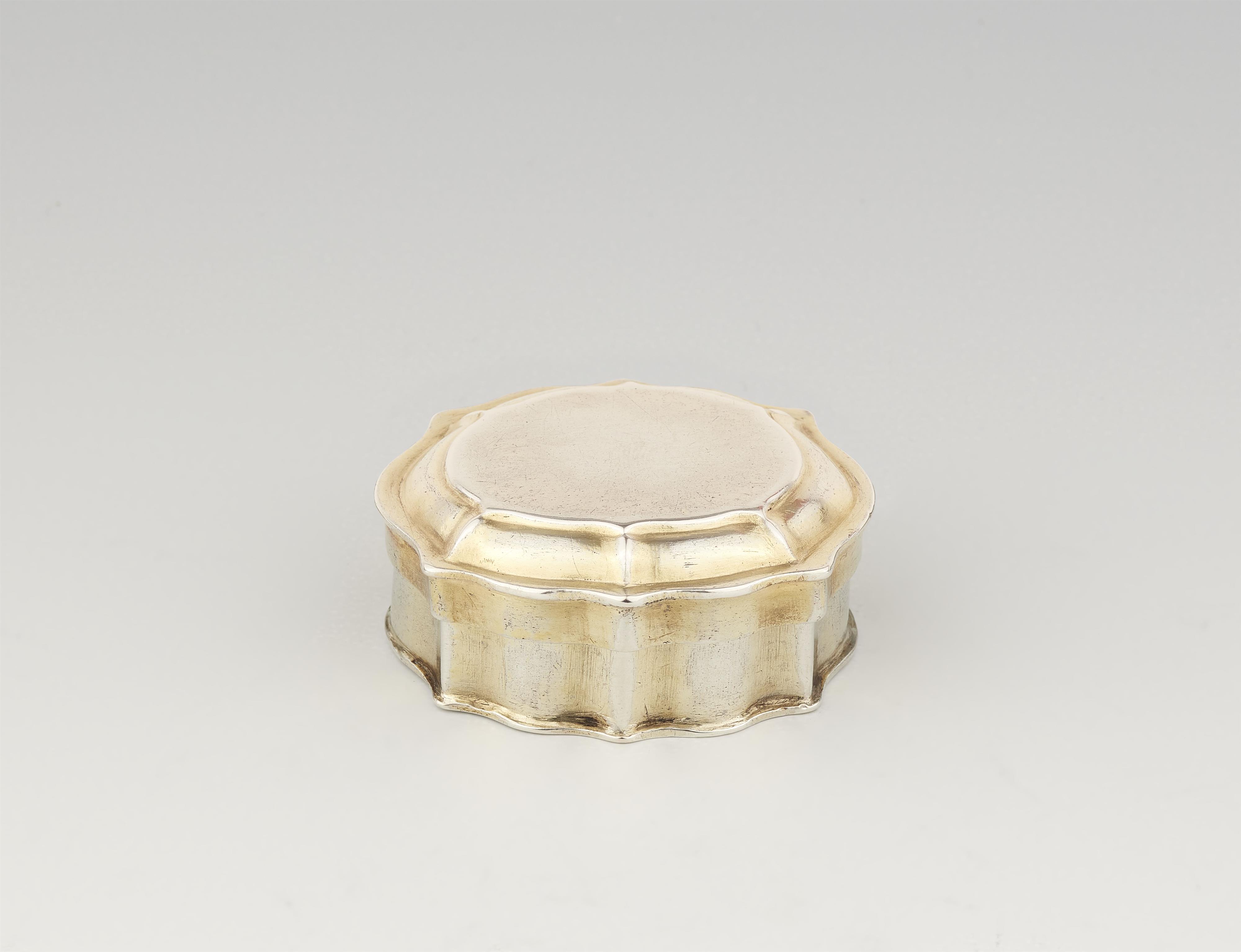 A Baroque Augsburg silver gilt box - image-1