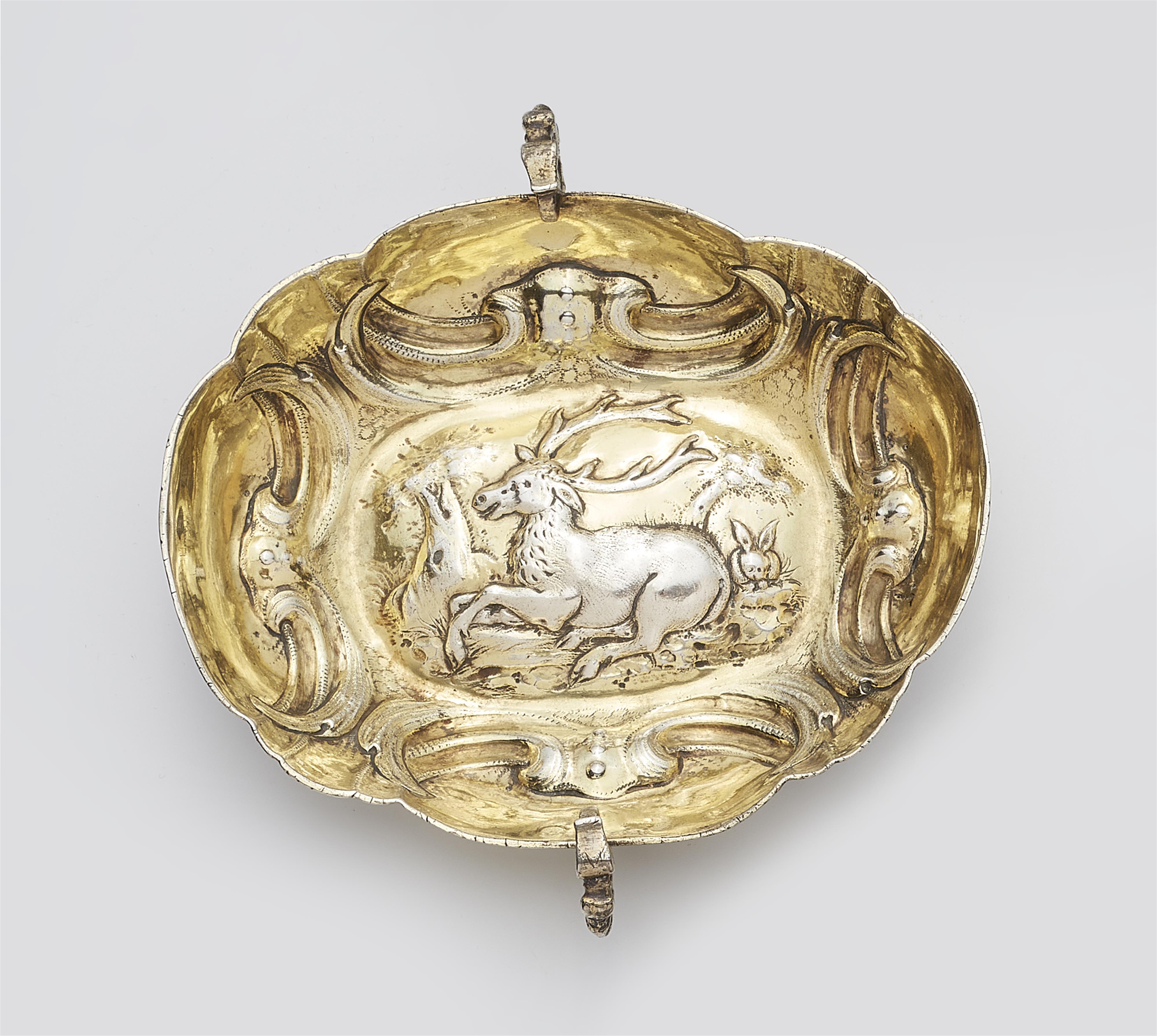 A Bohemian parcel gilt silver brandy bowl - image-1