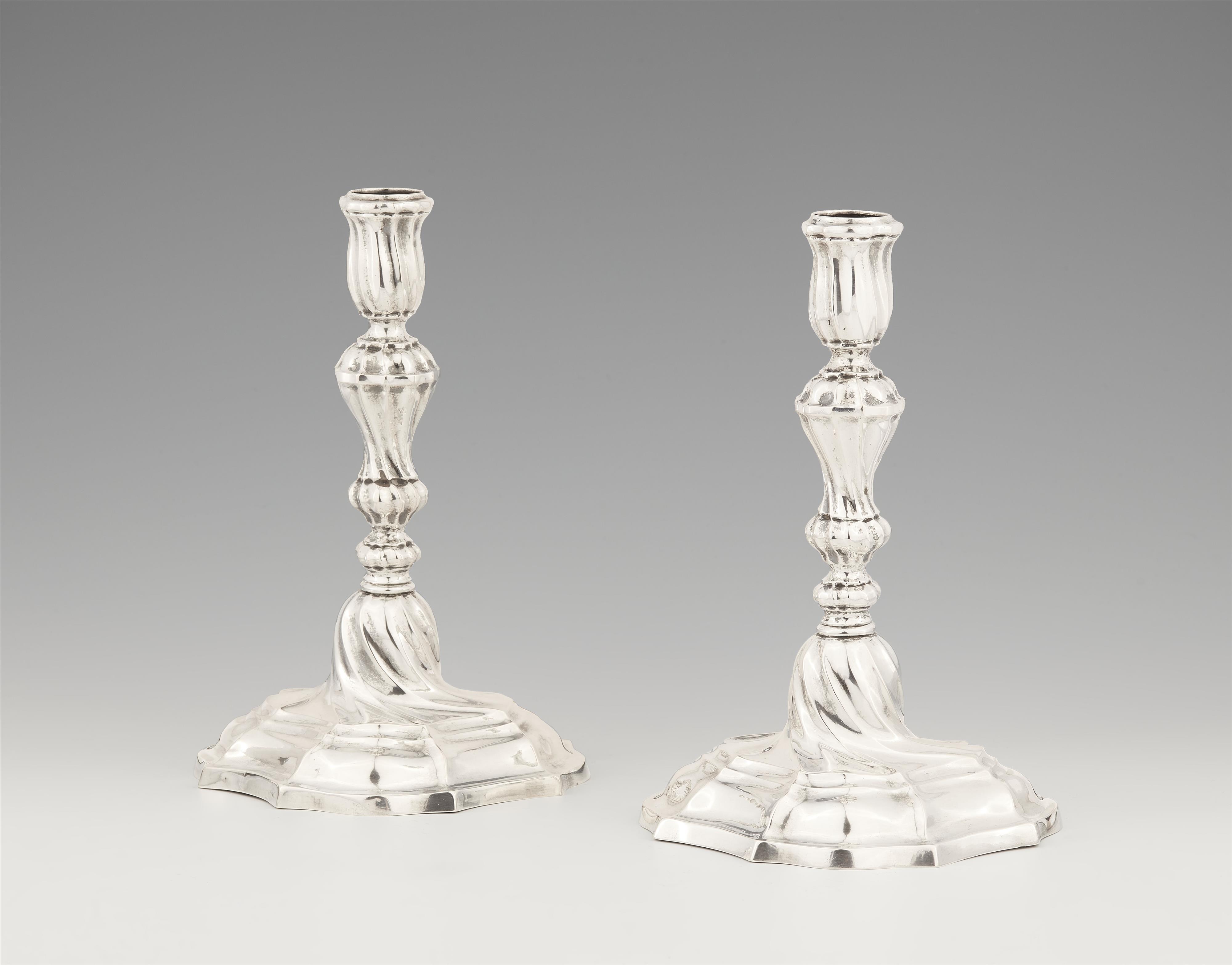 A pair of Celle silver candlesticks - image-1