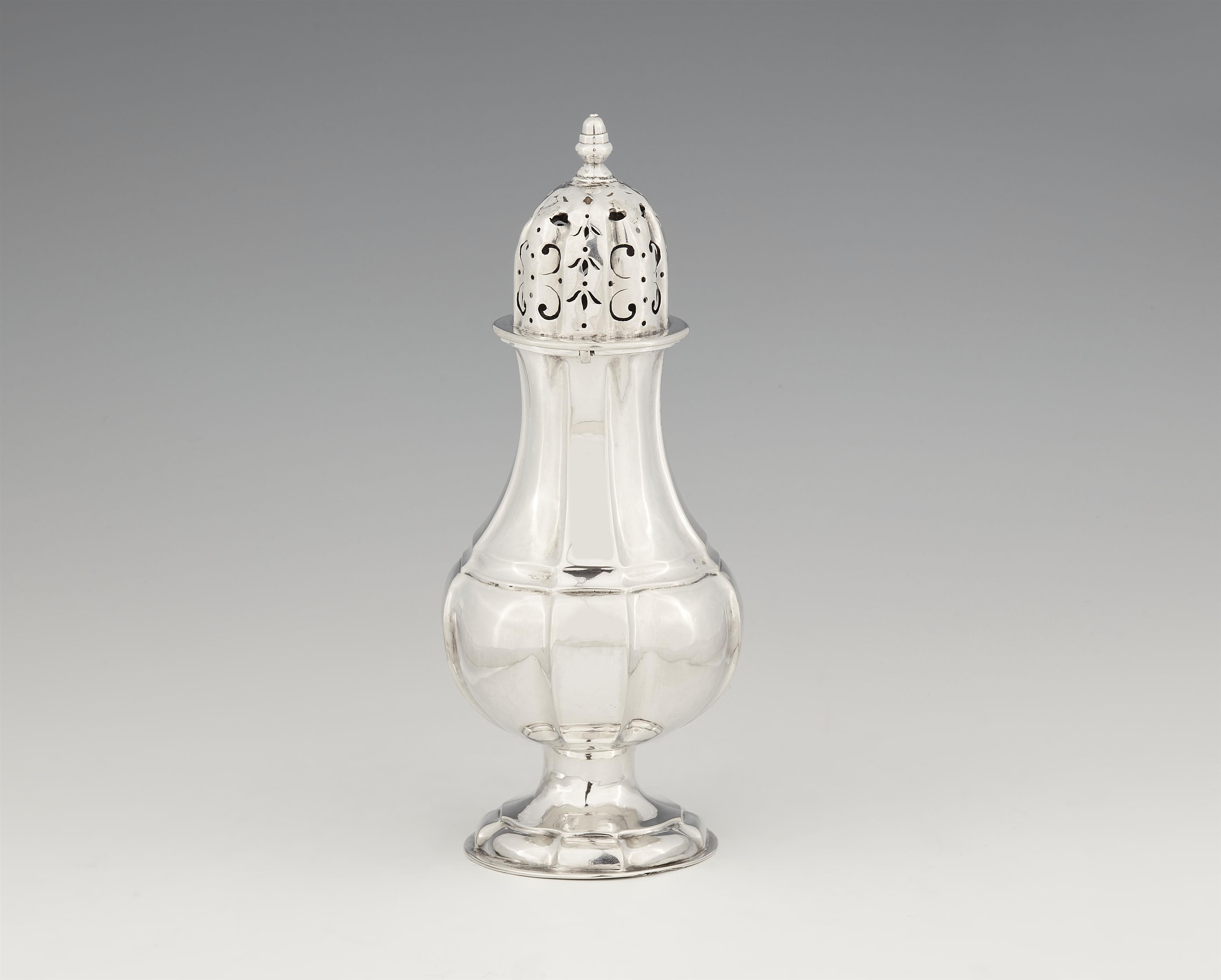 A Lübeck silver sugar caster - image-1