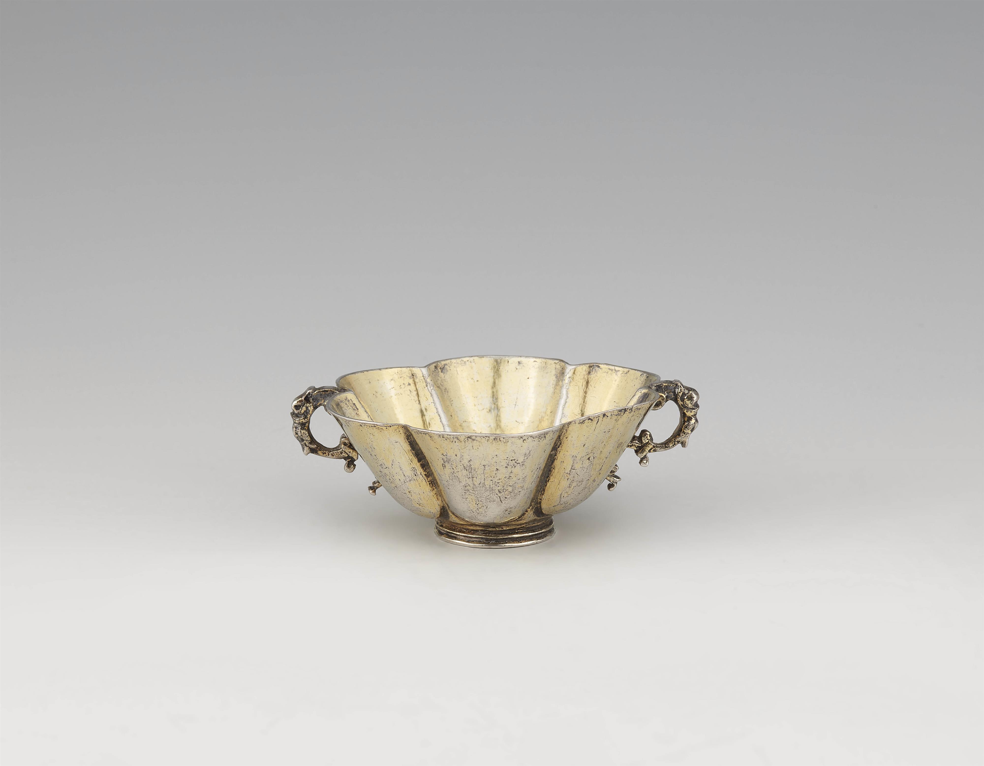 A miniature silver gilt brandy bowl - image-1