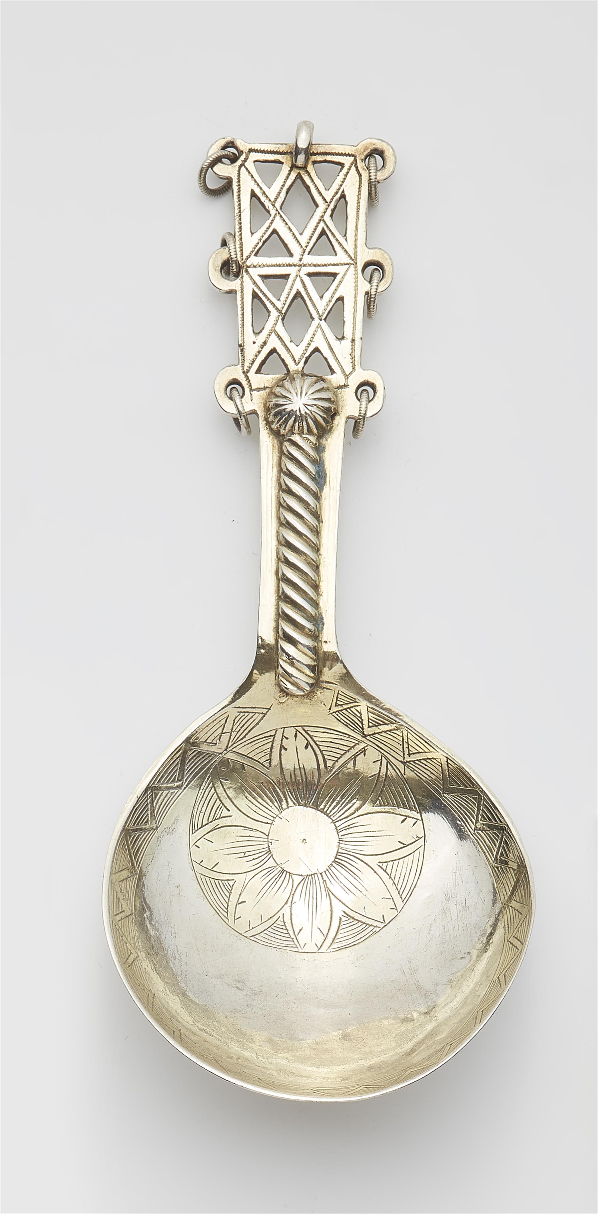 A parcel gilt Sami silver spoon - image-1