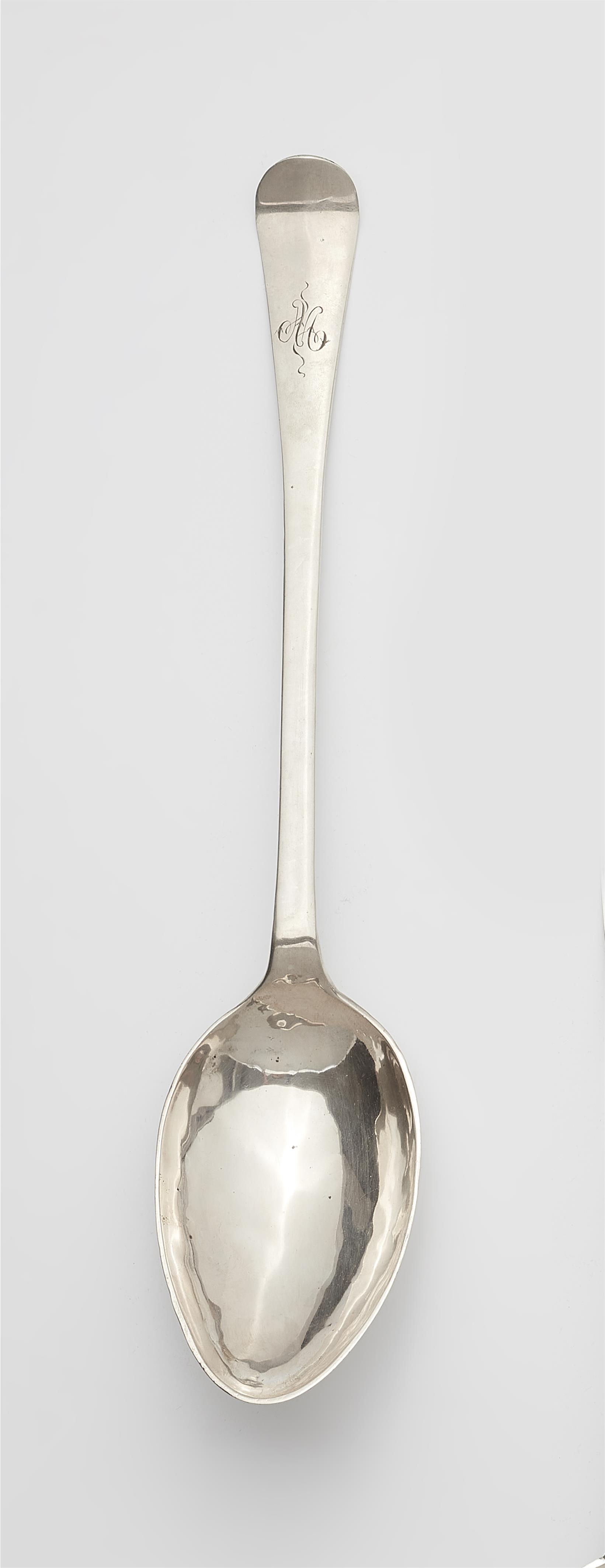 An Elberfeld silver serving spoon - image-1