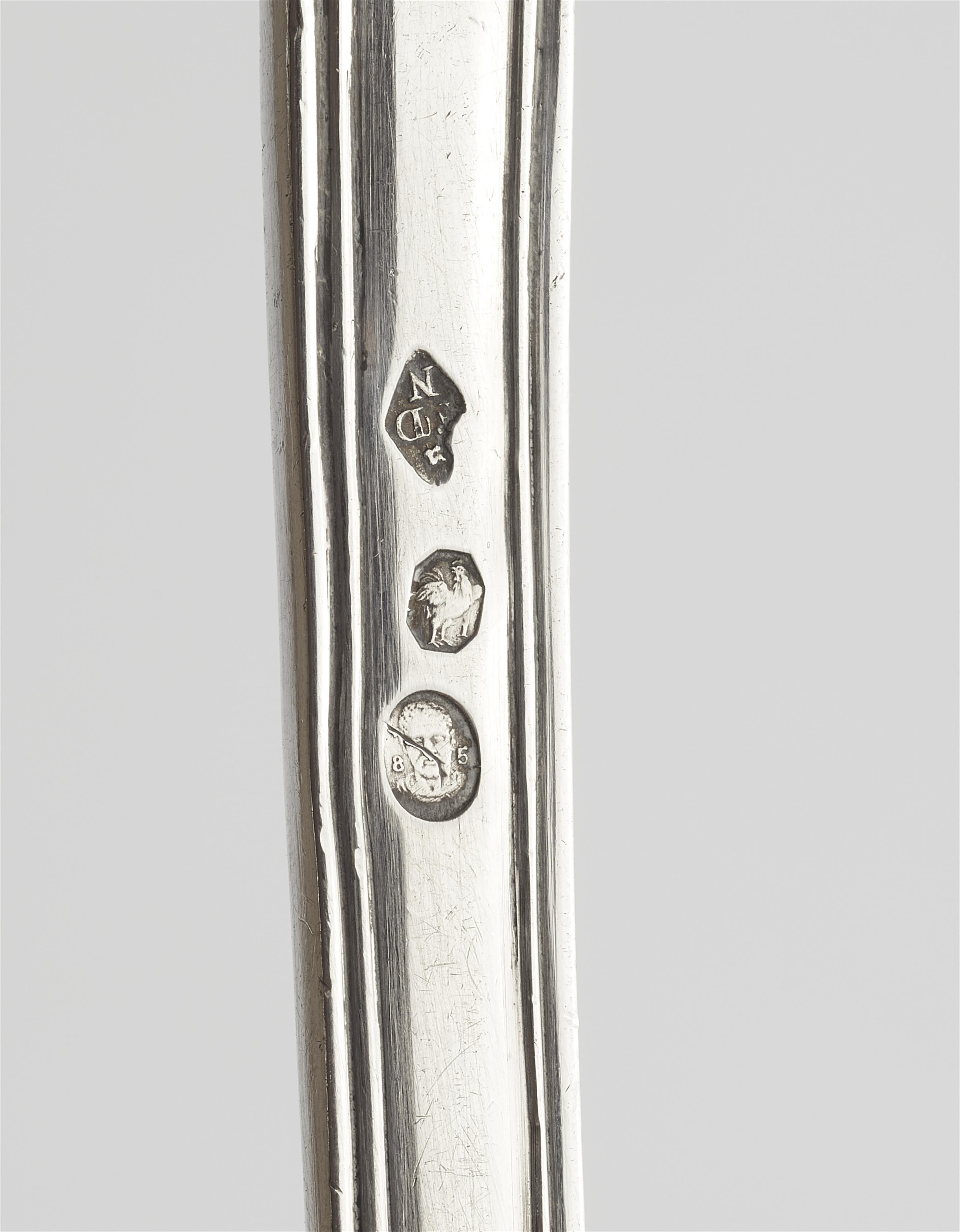 A pair of Parisian silver ragout spoons - image-3