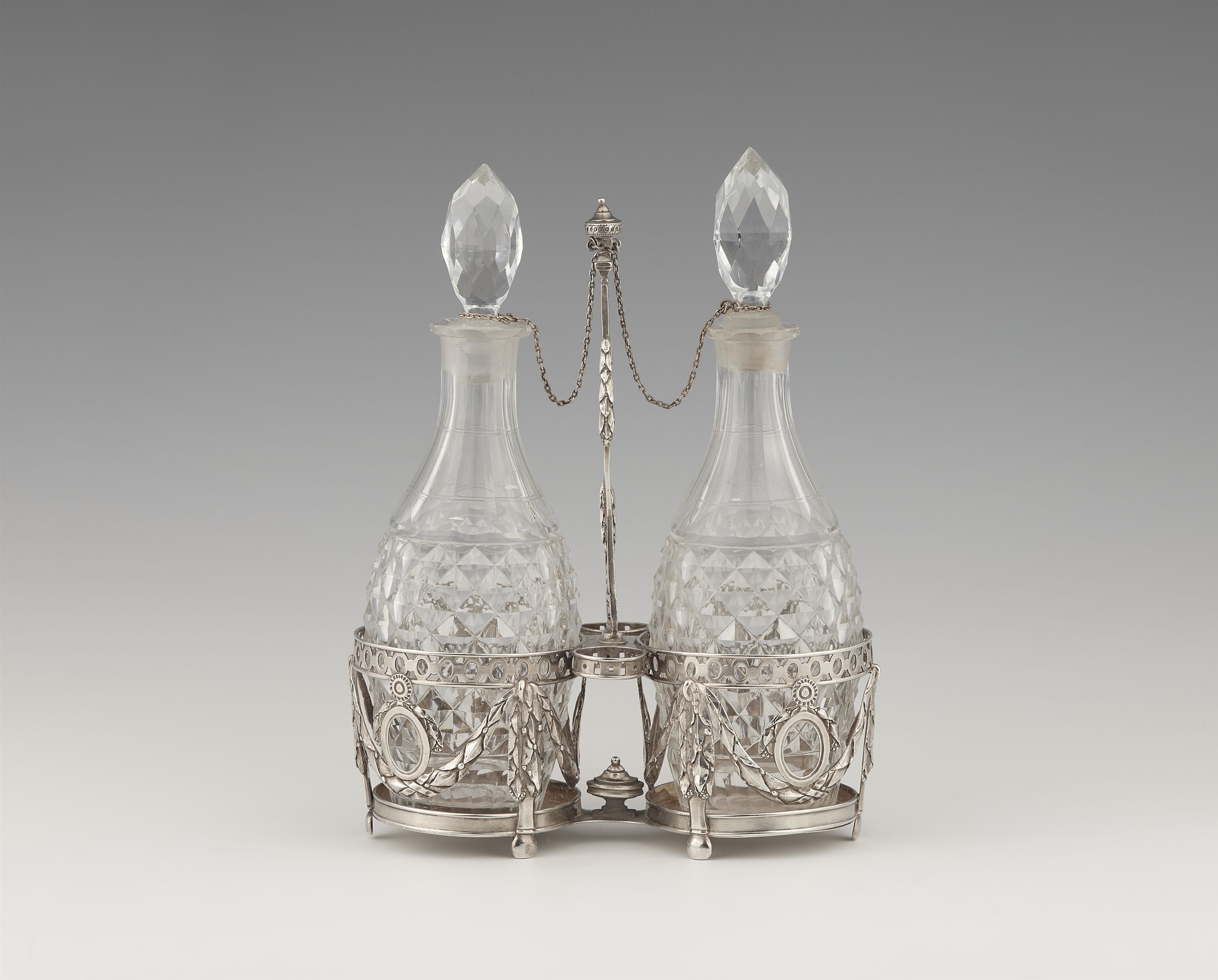 A Brussels silver cruet set - image-1