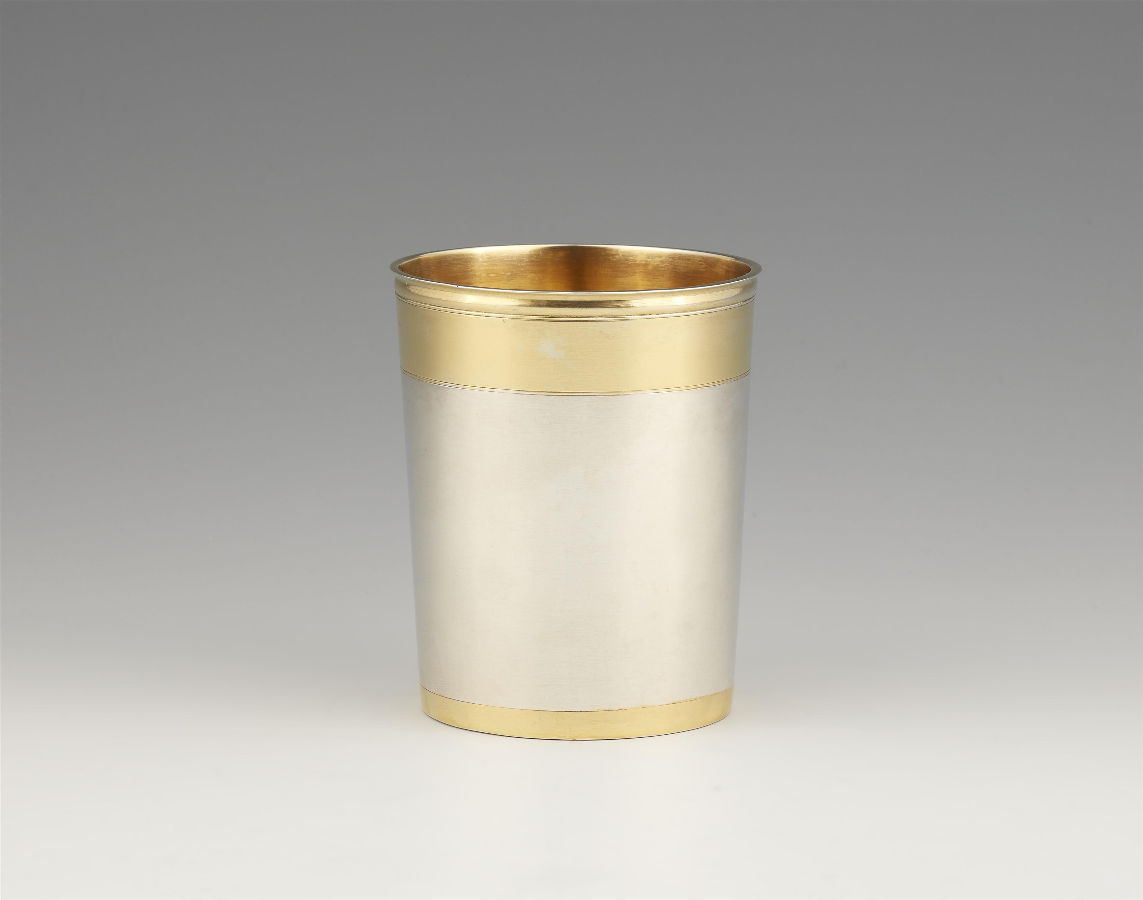 A Strasbourg parcel gilt silver beaker - image-1