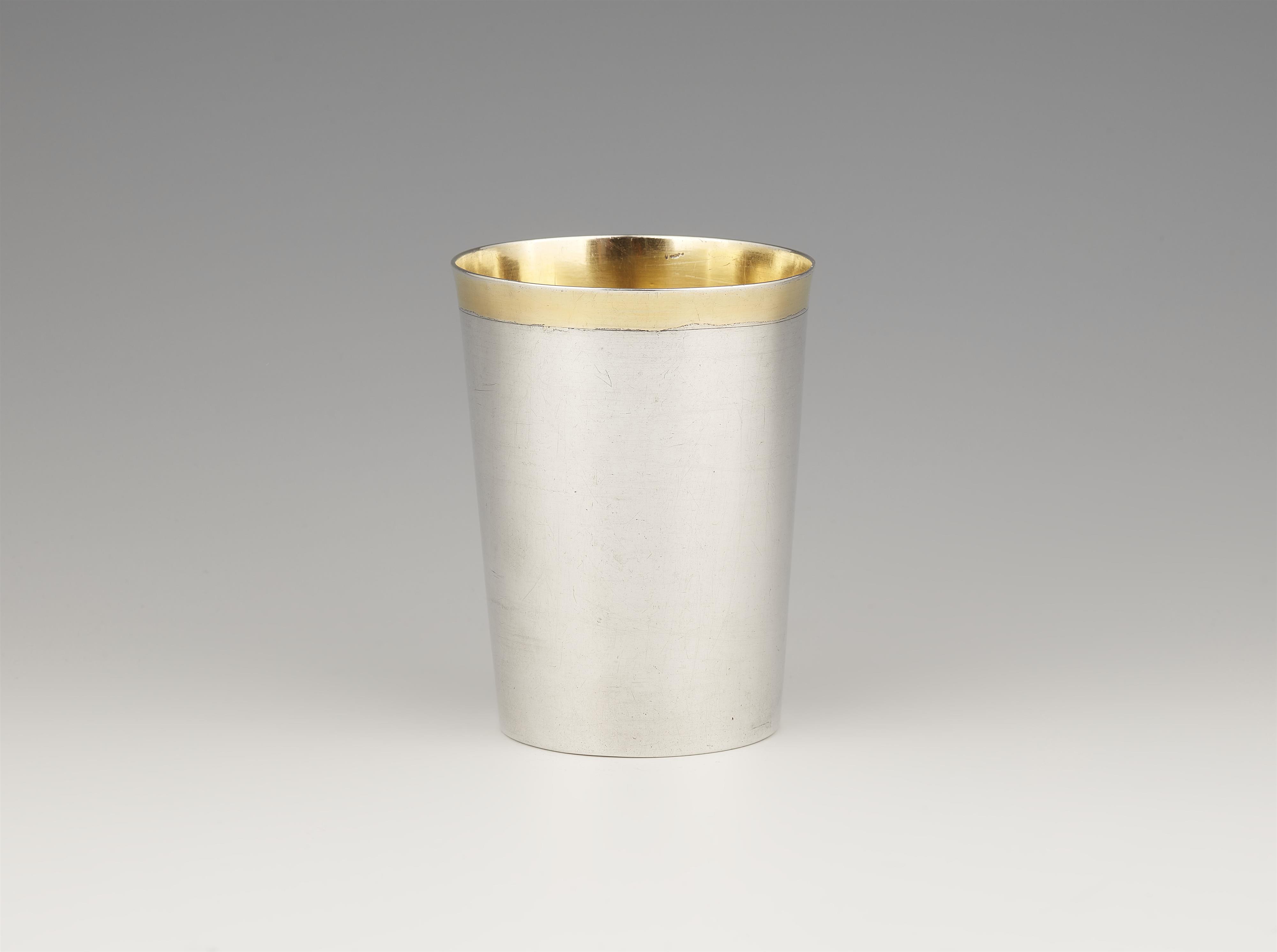 A Lithuanian parcel gilt silver beaker - image-1