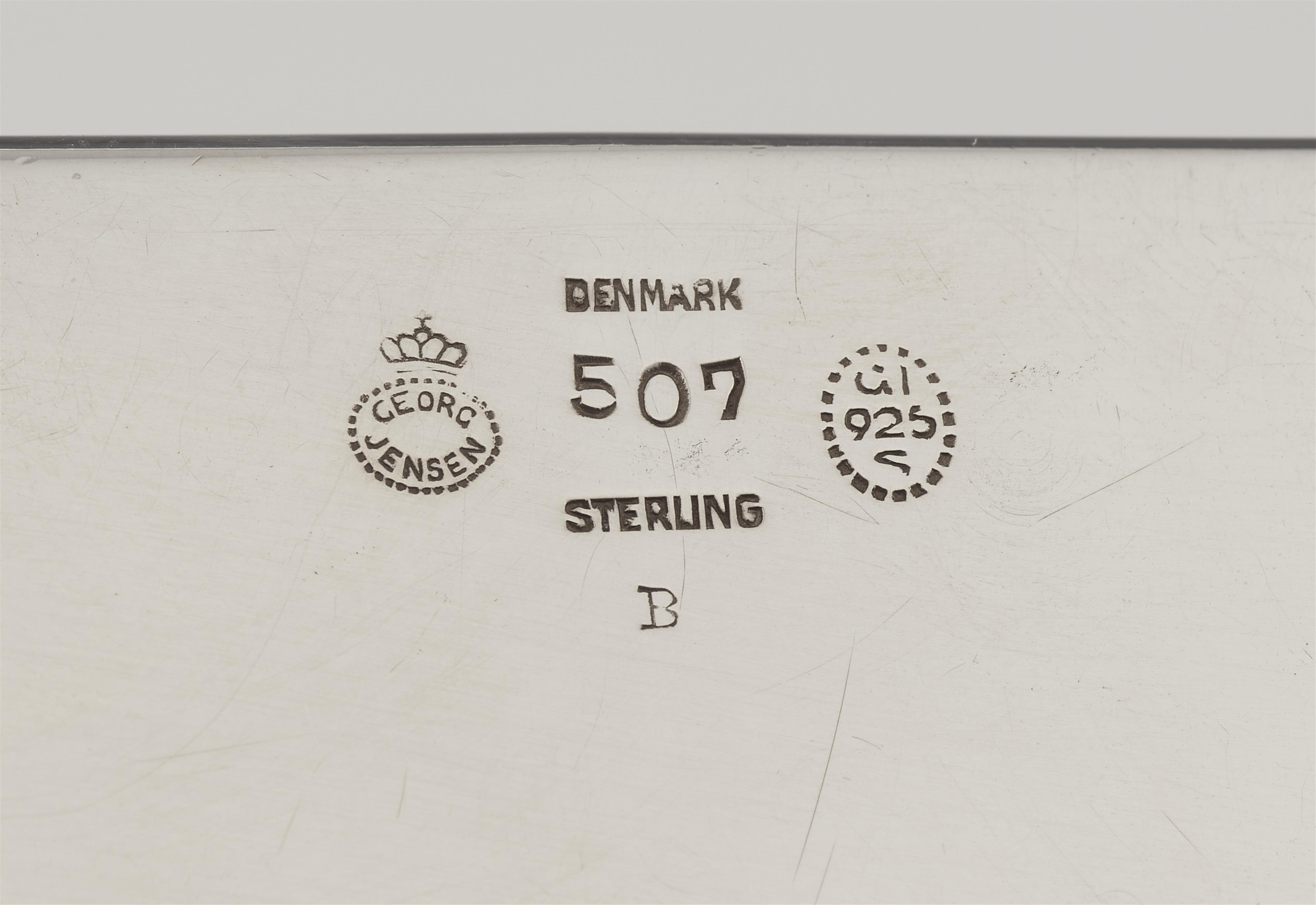 A Georg Jensen silver box, no. 507 - image-2