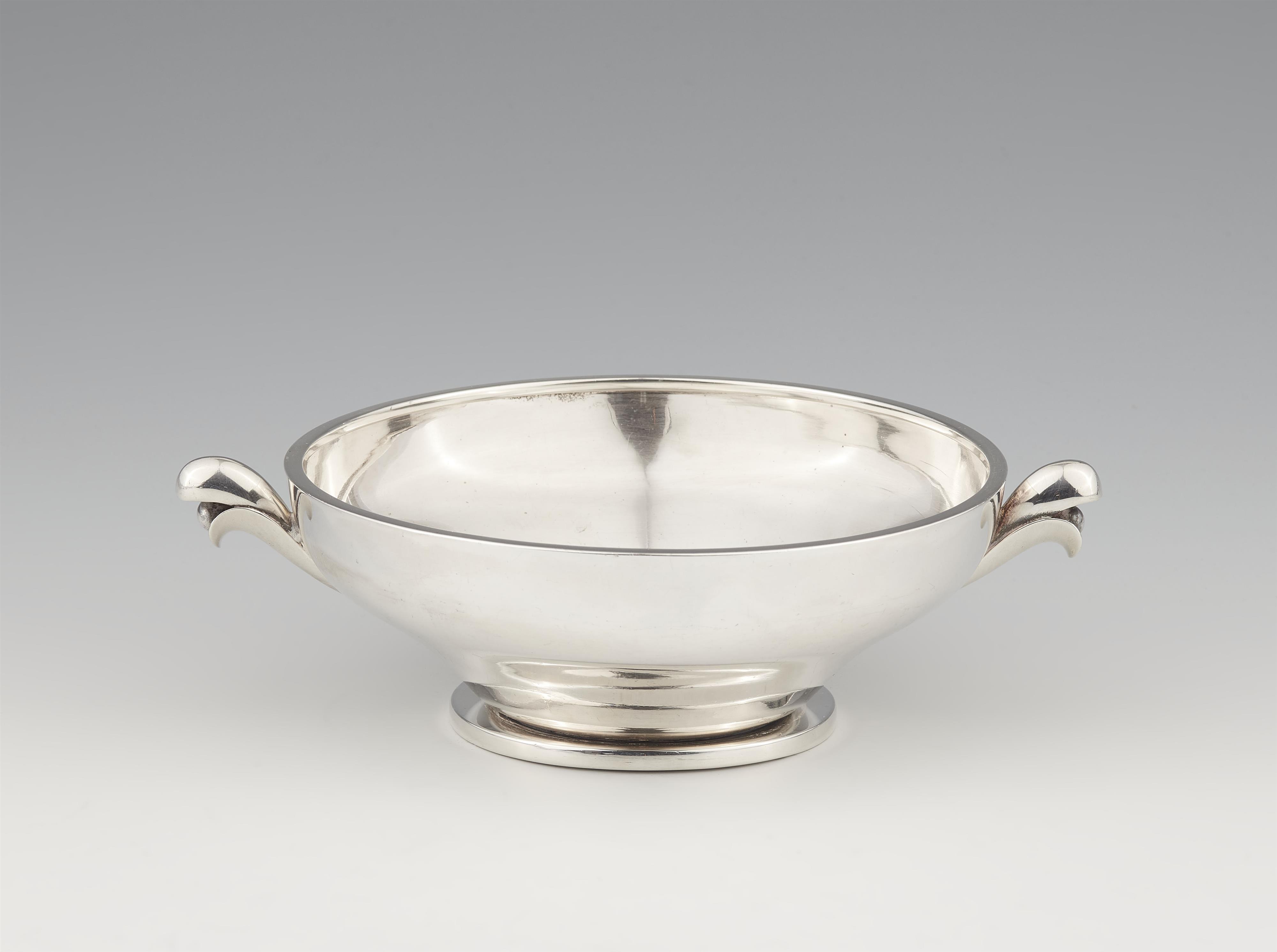 A Hans Hansen silver dish, no. HH 37 - image-1