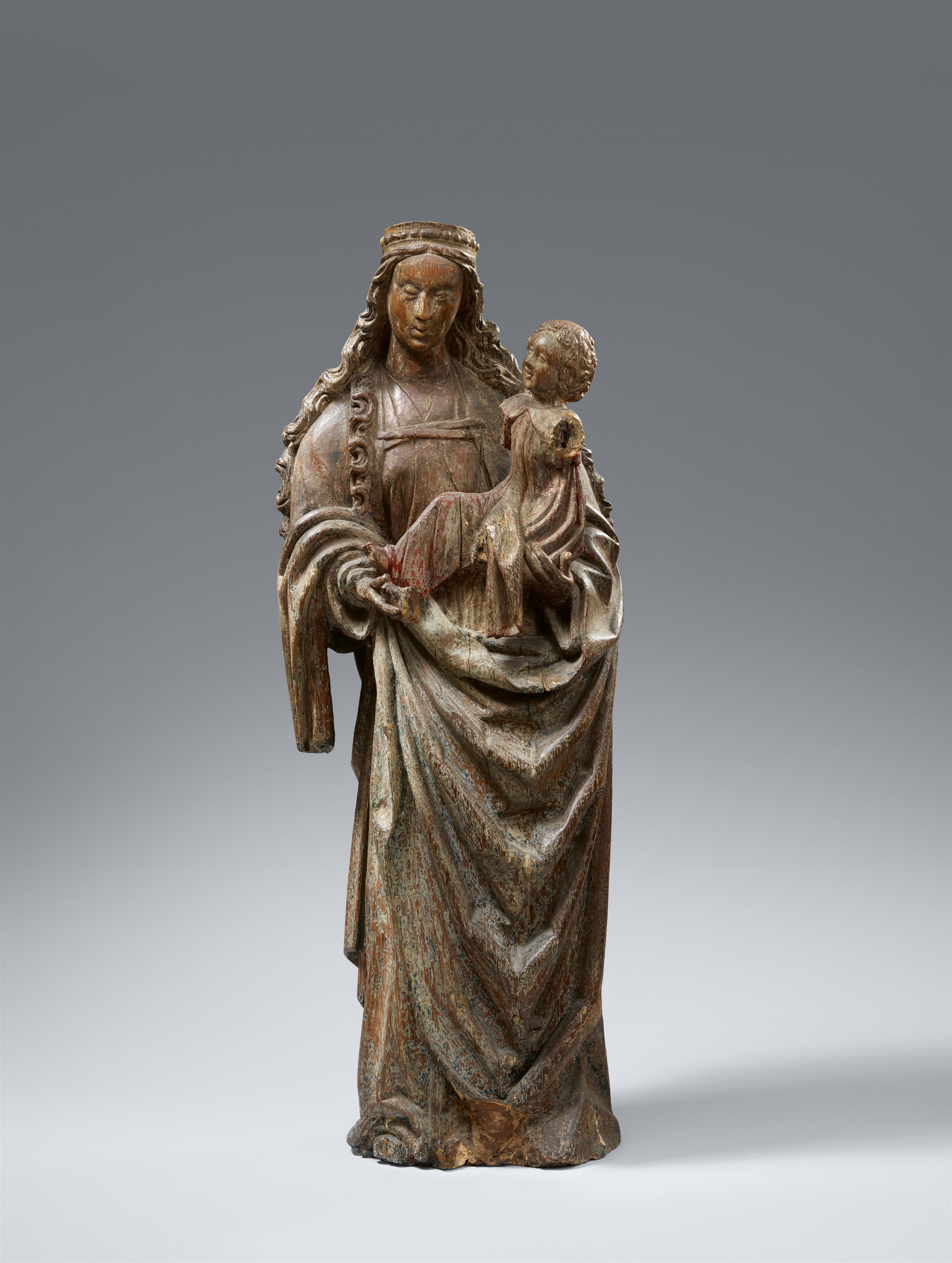 Flemish second half 15th century - A Flemish figure of the Virgin and Child, 2nd half 15th century - image-1