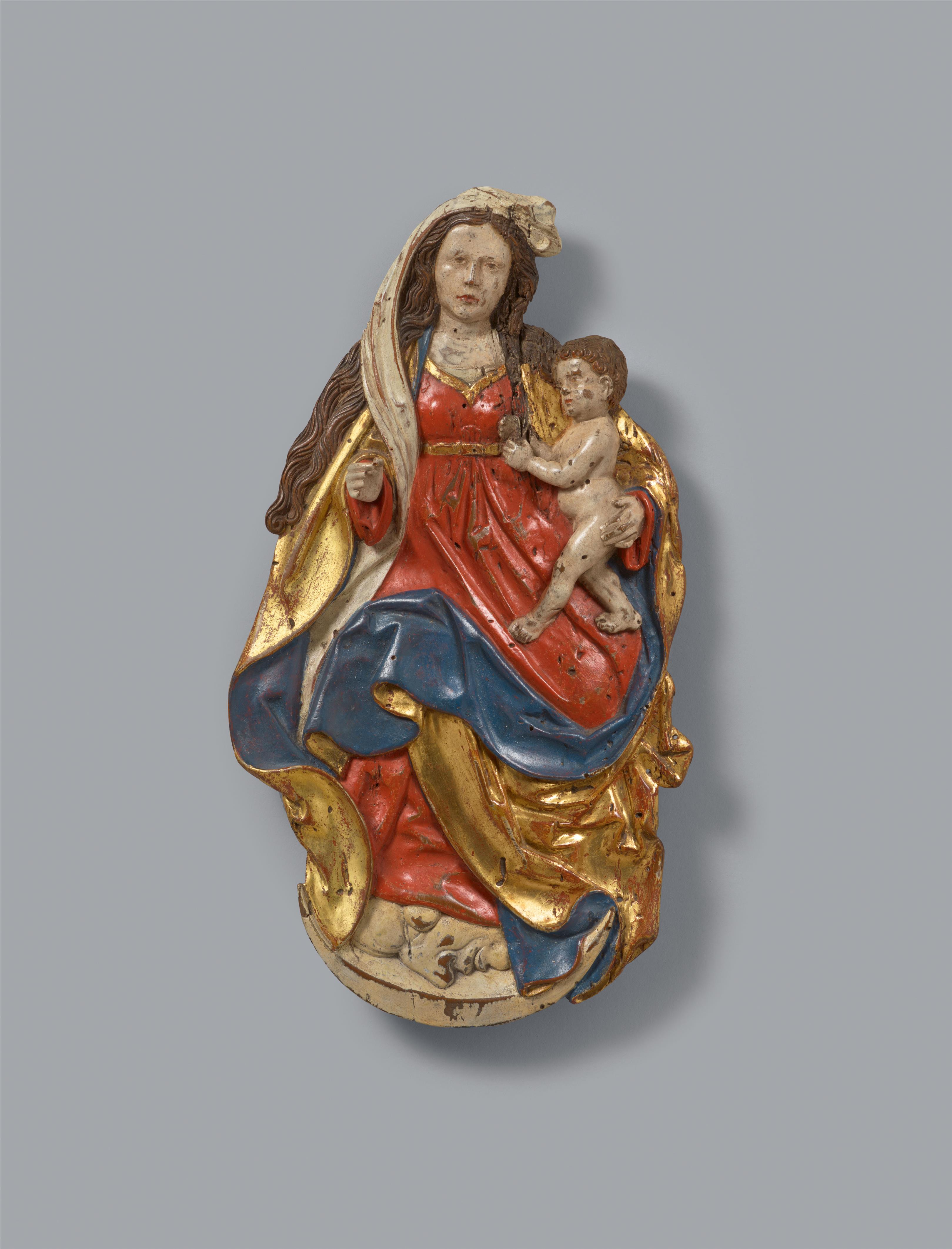 Franken um 1510/1520 - Madonna mit Kind auf der Mondsichel - image-1