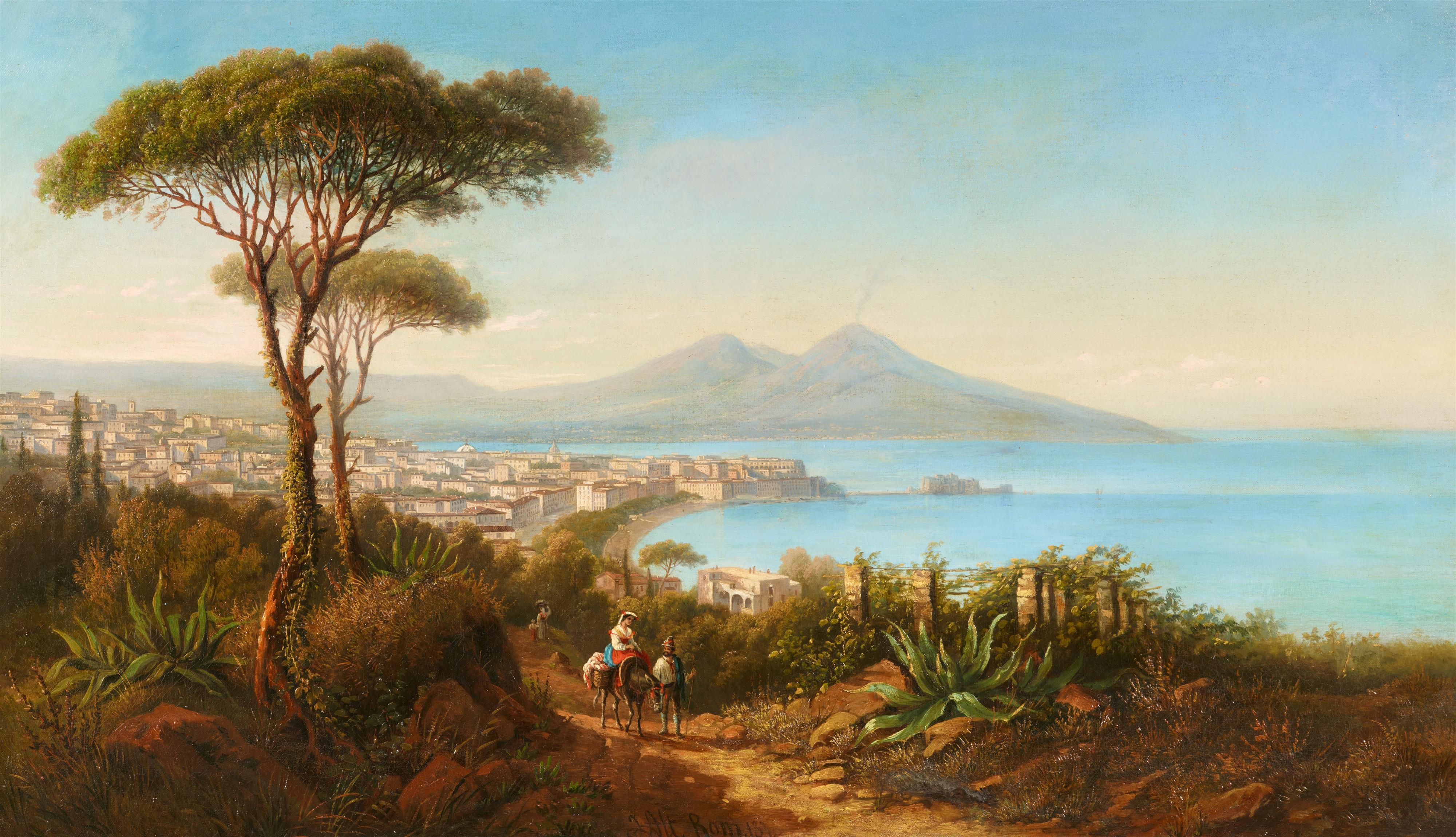 Jakob Alt - View of the Bay of Naples - image-1