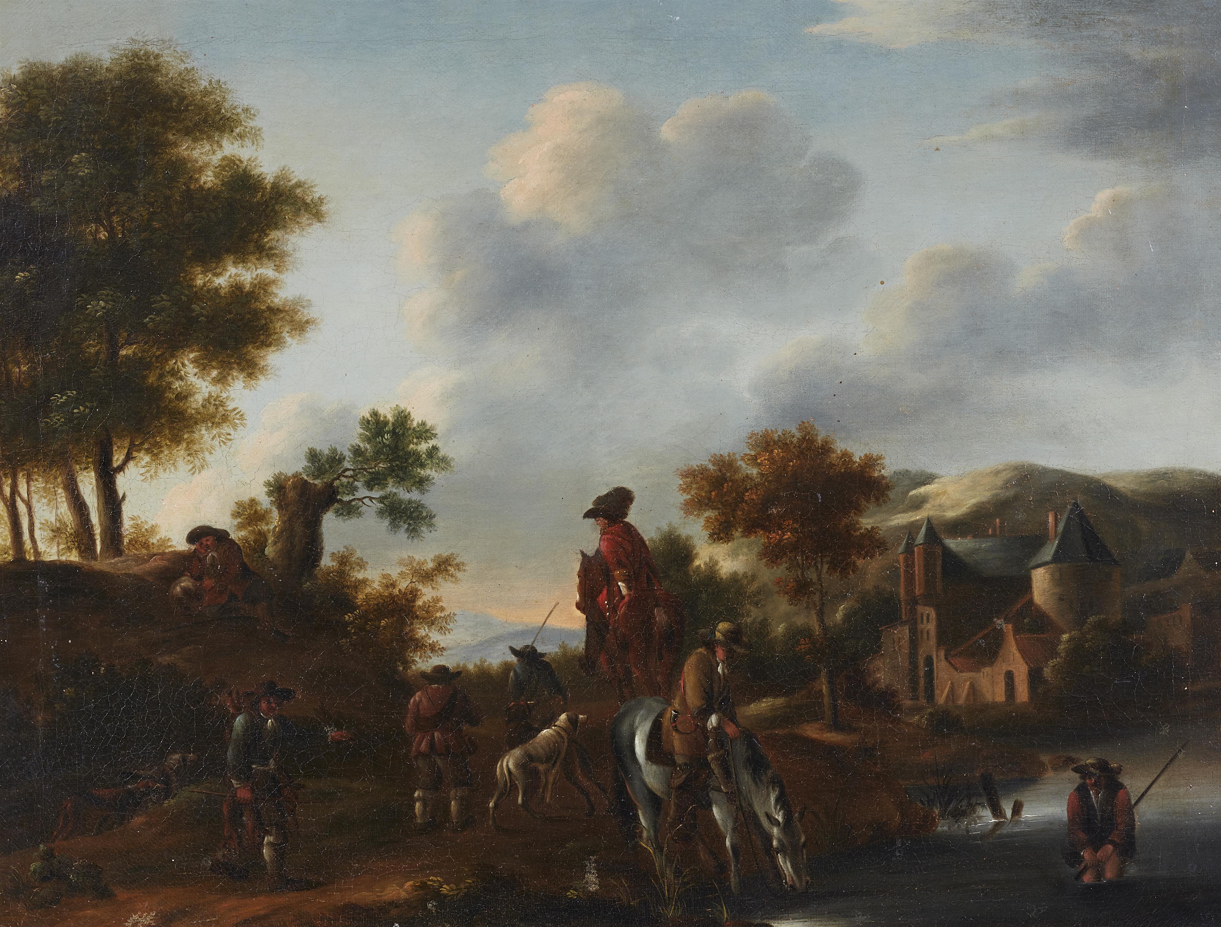 German School 18th century - After the Hunt - image-1