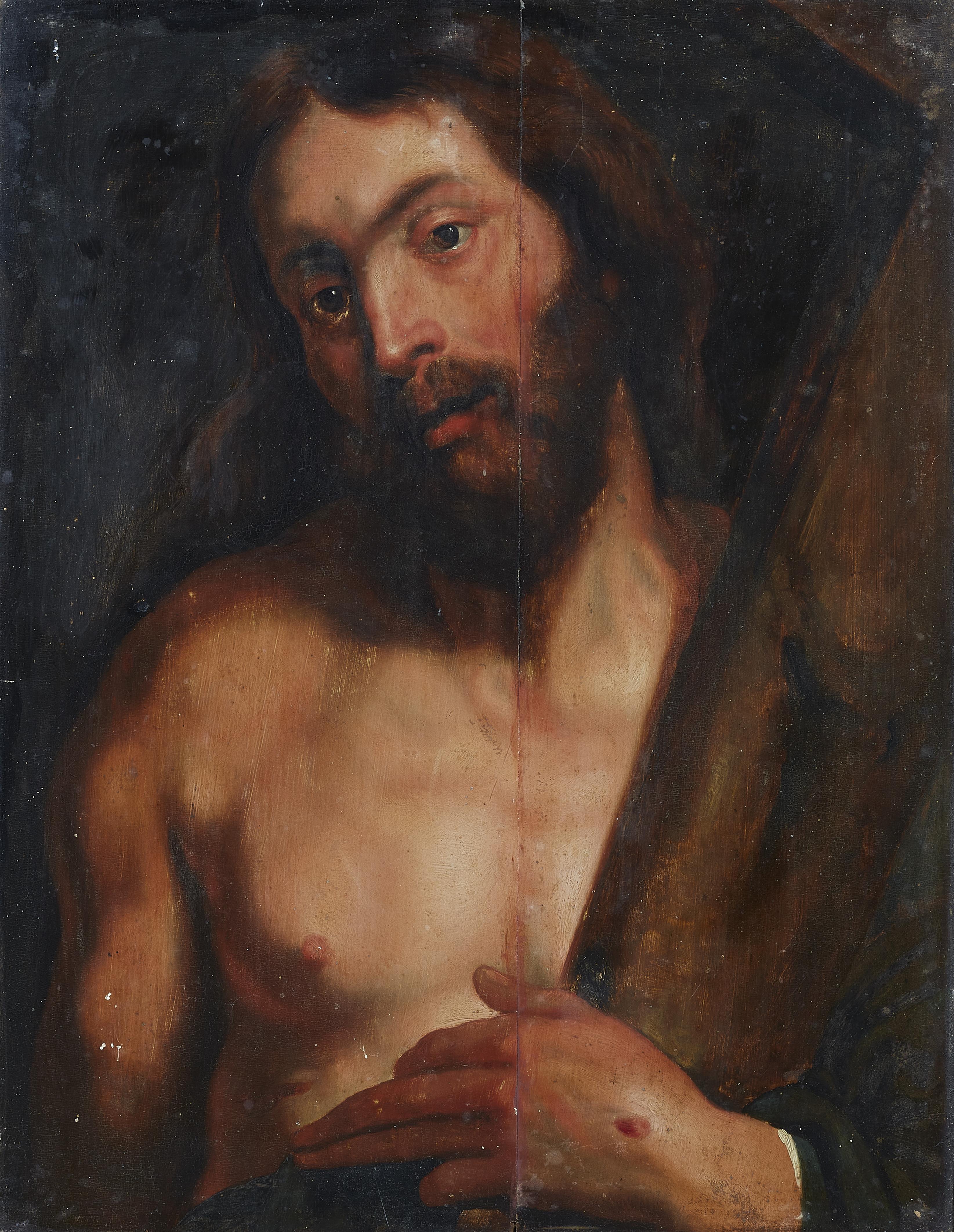 Flämischer Meister des 17. Jahrhunderts - Christus, das Kreuz tragend - image-1