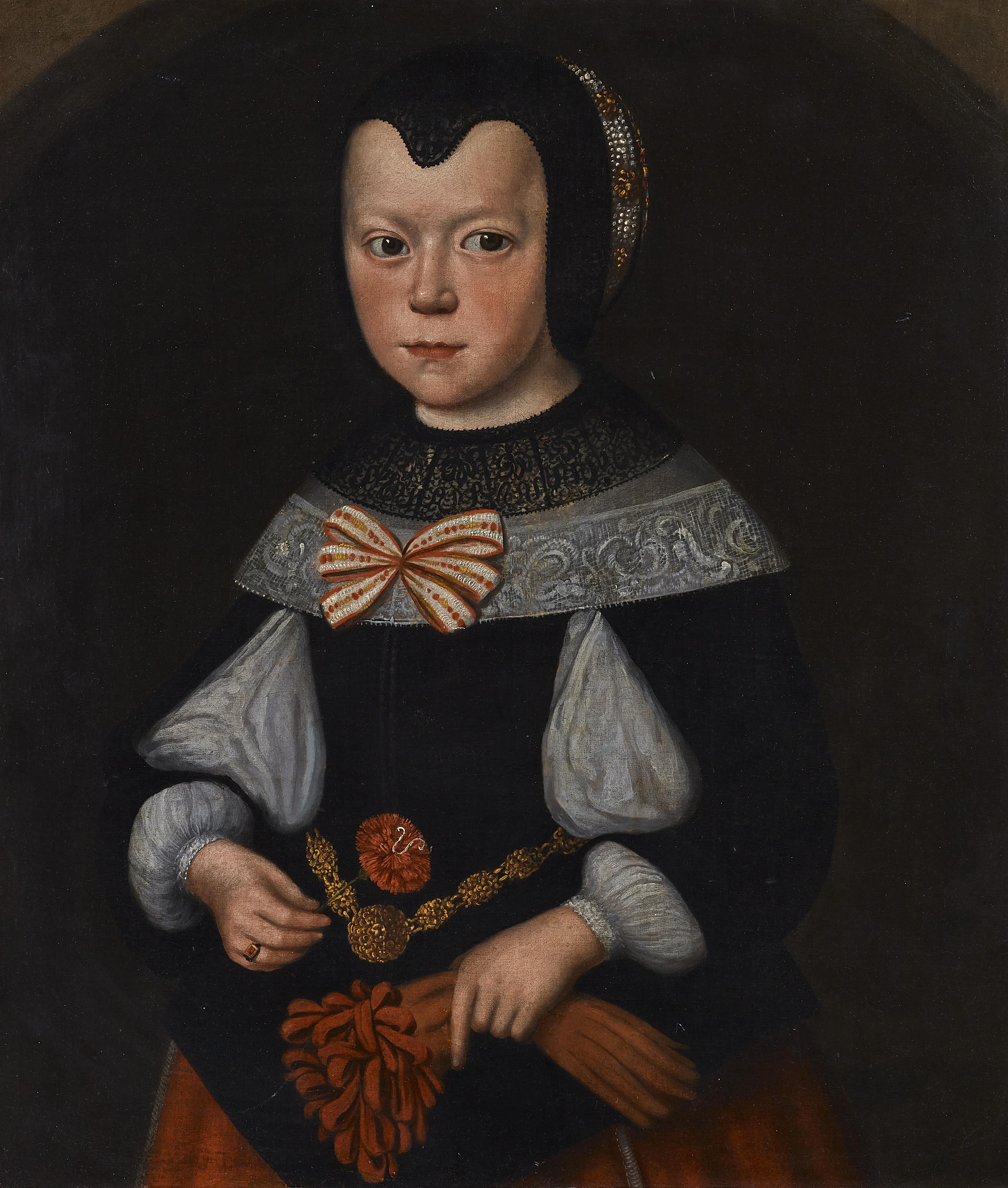 Northern Netherlands mid-17th century - Portrait of a Girl - image-1