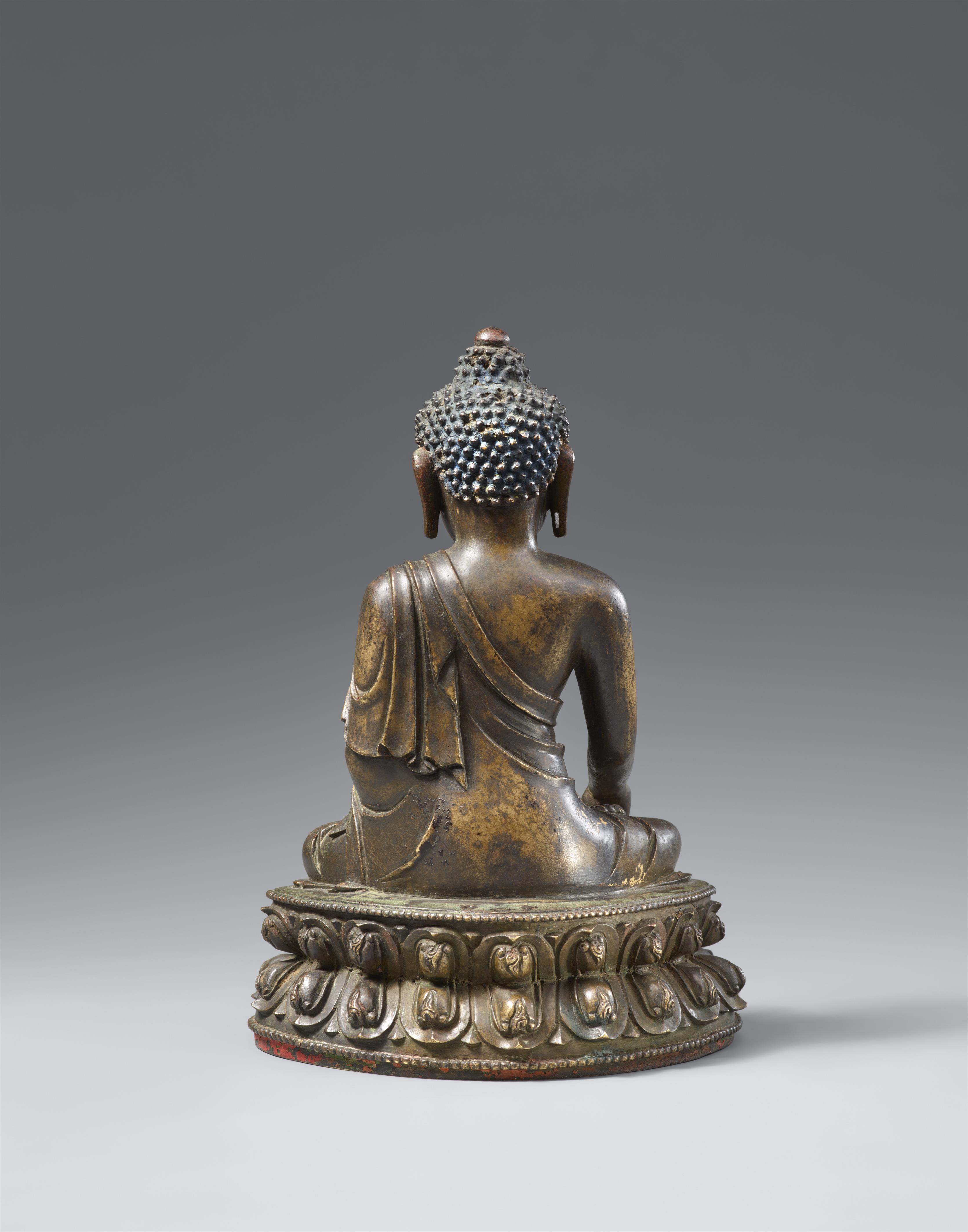 Medizin-Buddha Bhaishajyaguru. Bronze. Ming-Zeit, 15. Jh. - image-2
