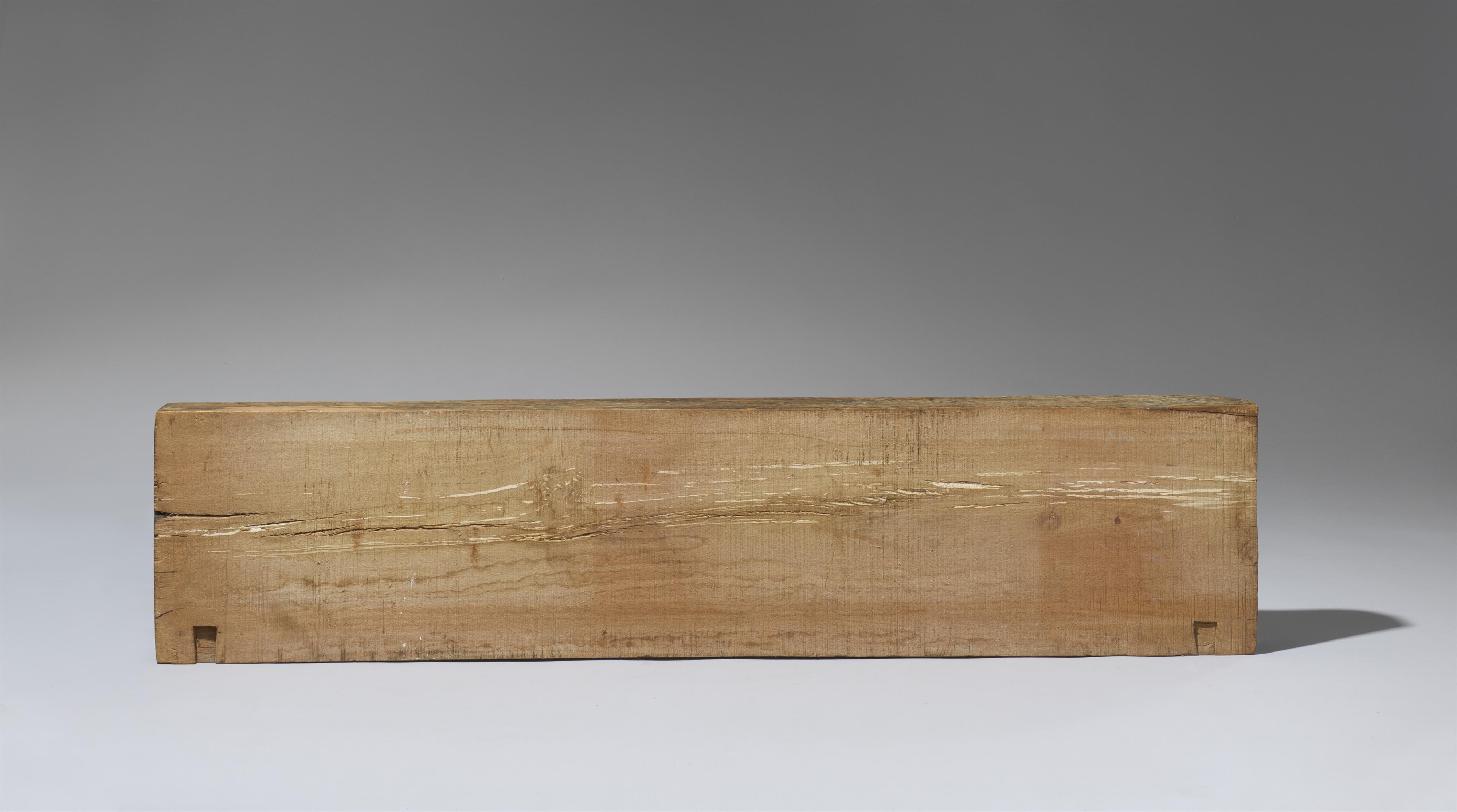 A hardwood door lintel. Southern-India, Northern Kerala. 18th/19th century - image-2