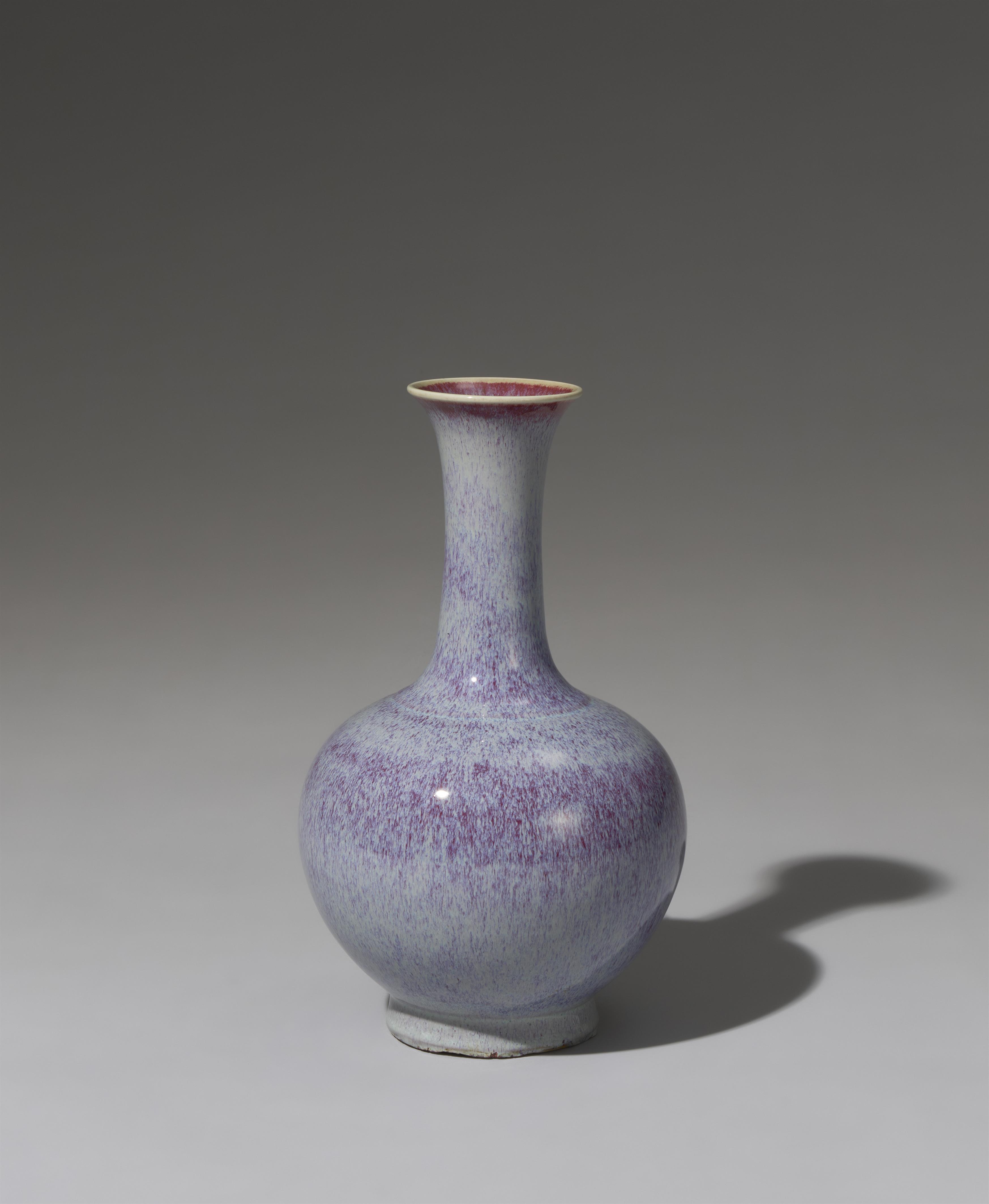 Flaschenvase mit flambé-Glasur. Qing-Zeit, 18./19. Jh. - image-2