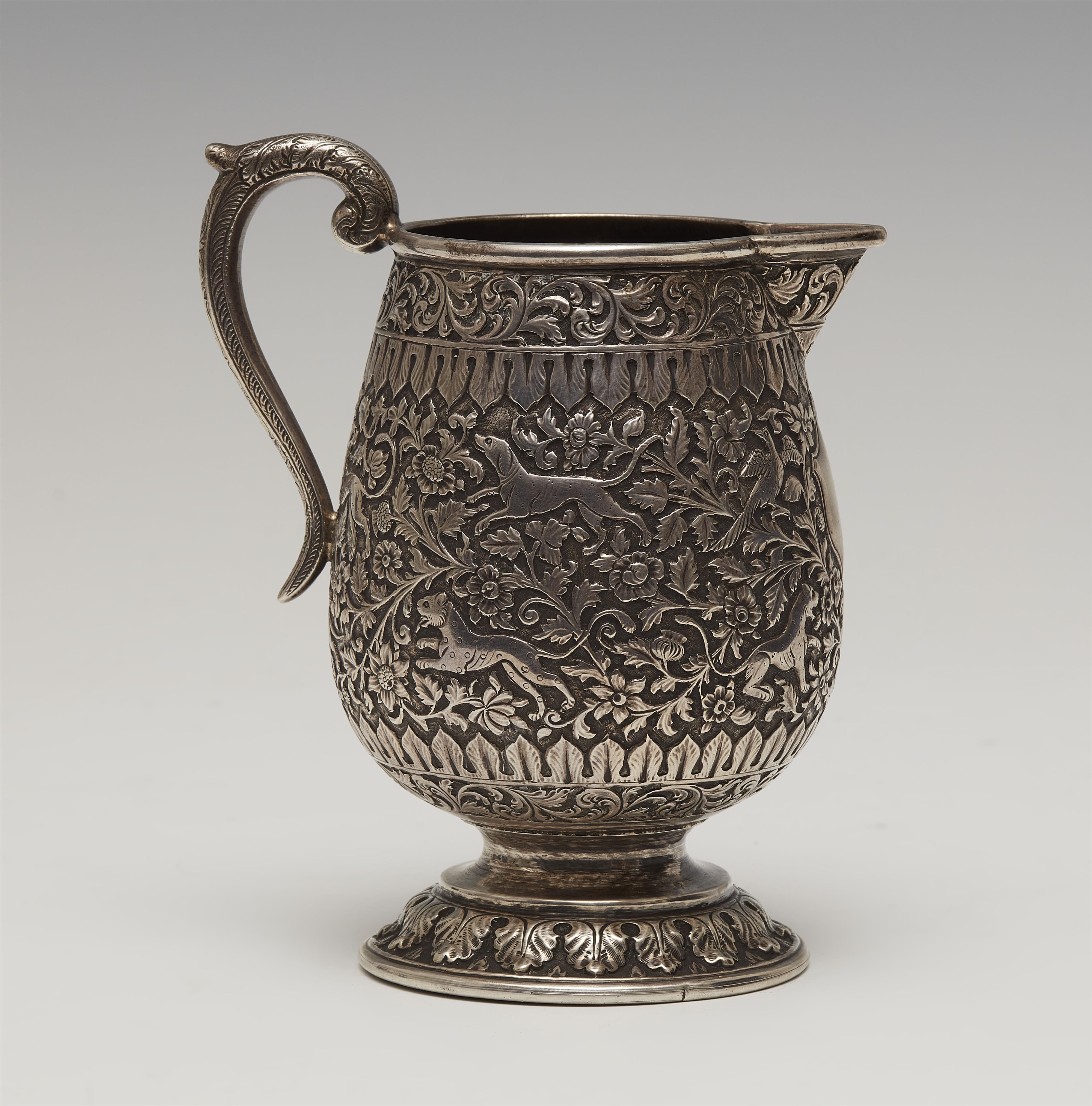 A superb Kutch silver milk jug. Late 19th century - image-2