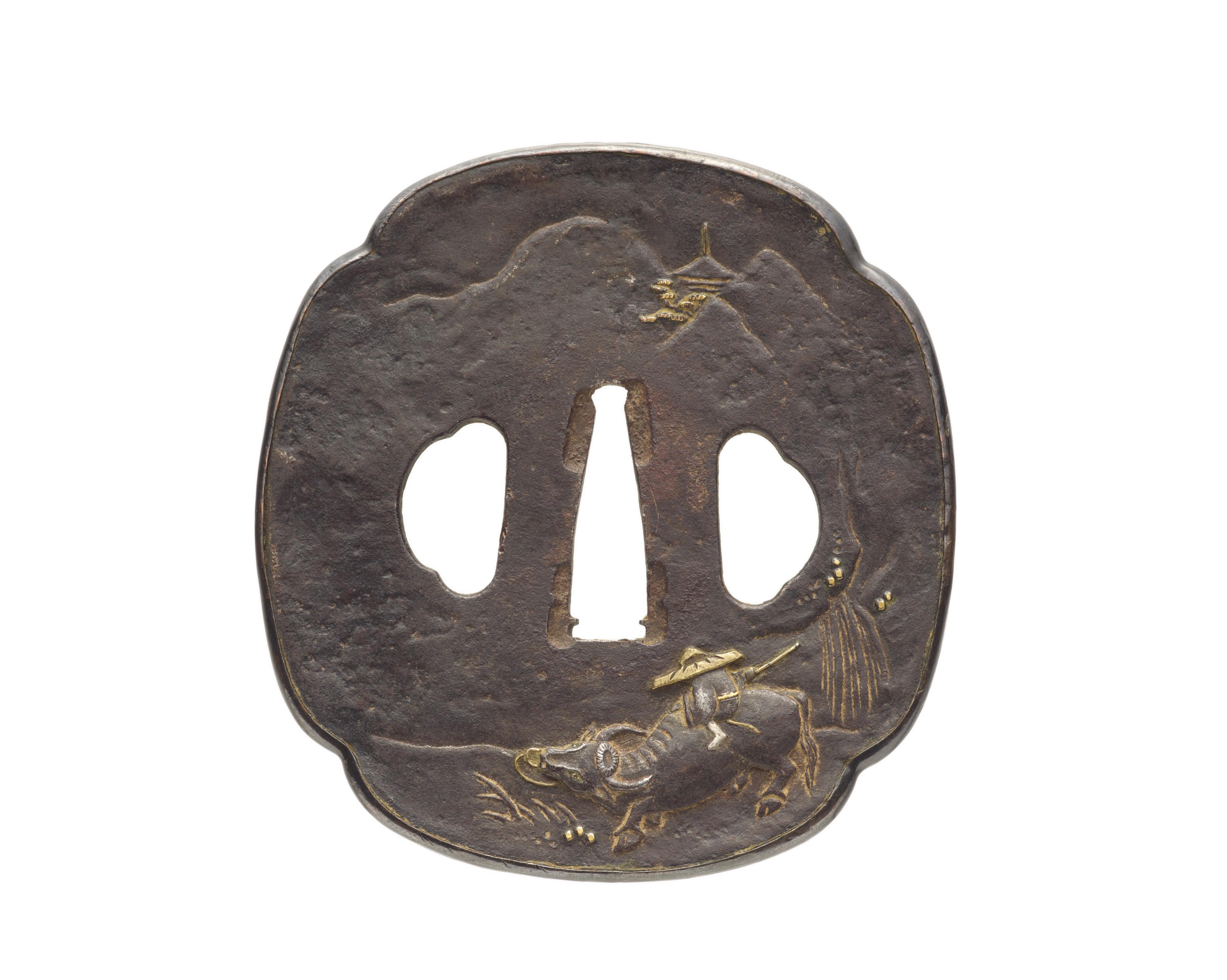 Tsuba. Eisen. 19. Jh. - image-1