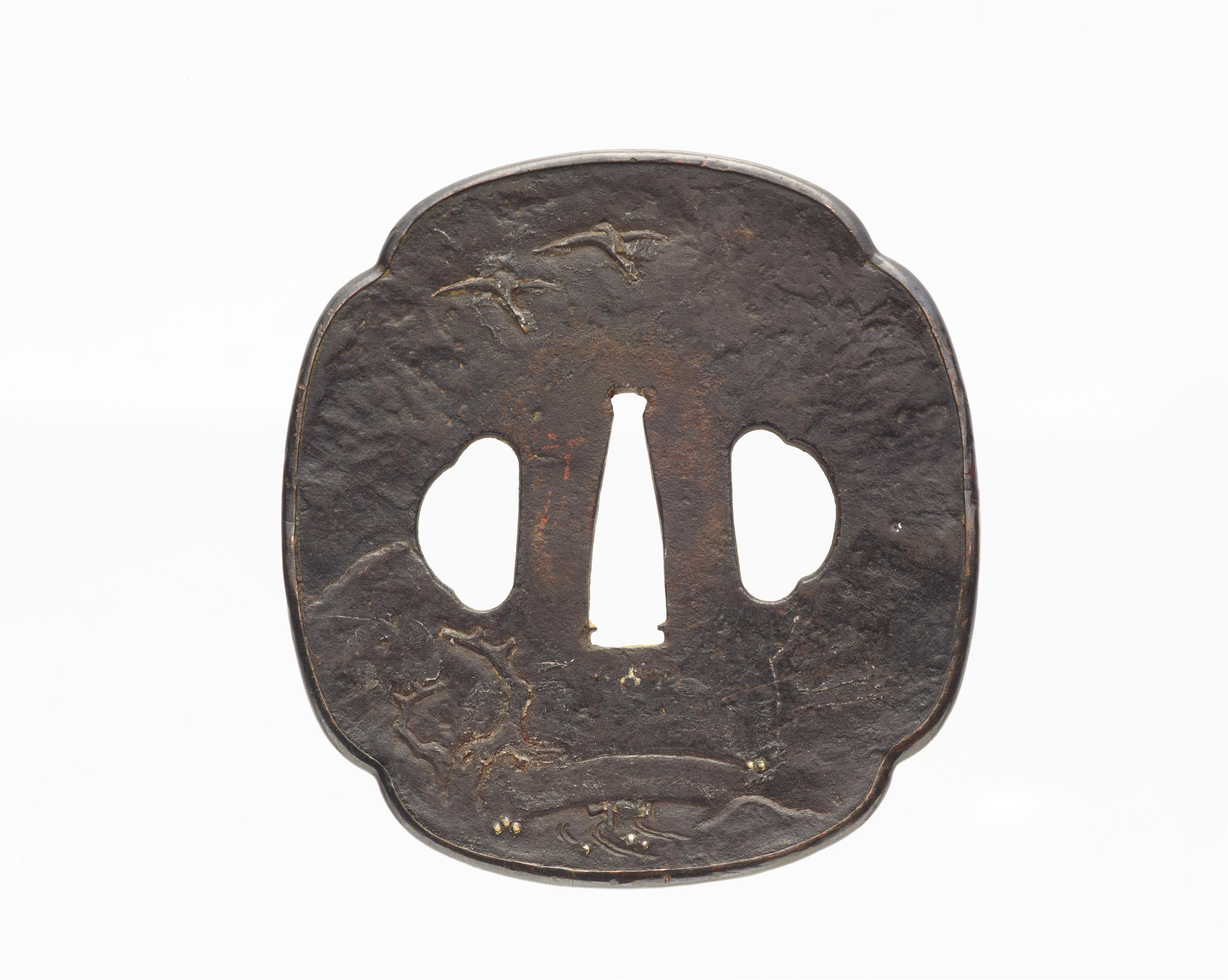 An iron tsuba. 19th century - image-2