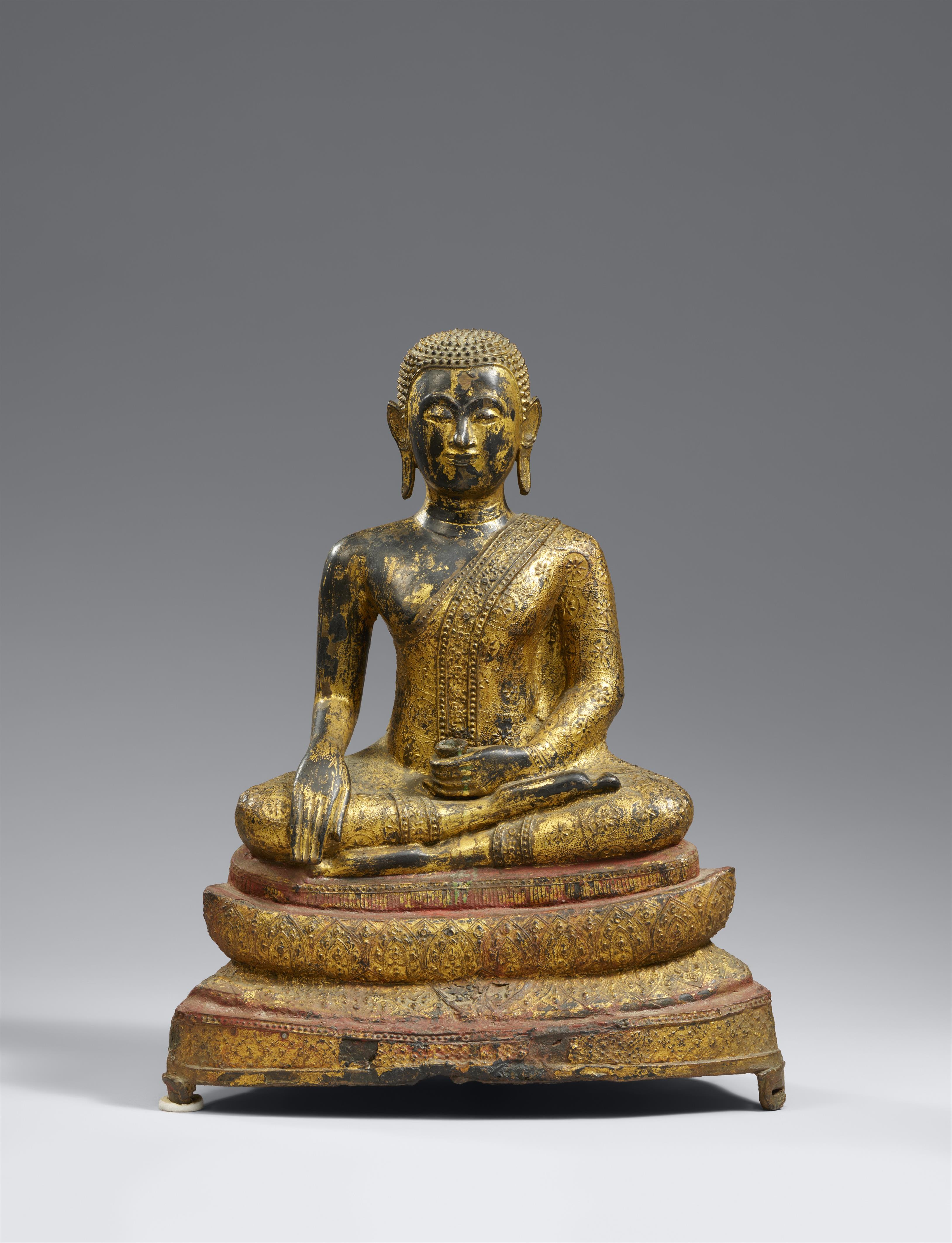 Phra Malai. Bronze. Thailand. Ratanakosin. 19. Jh. - image-1