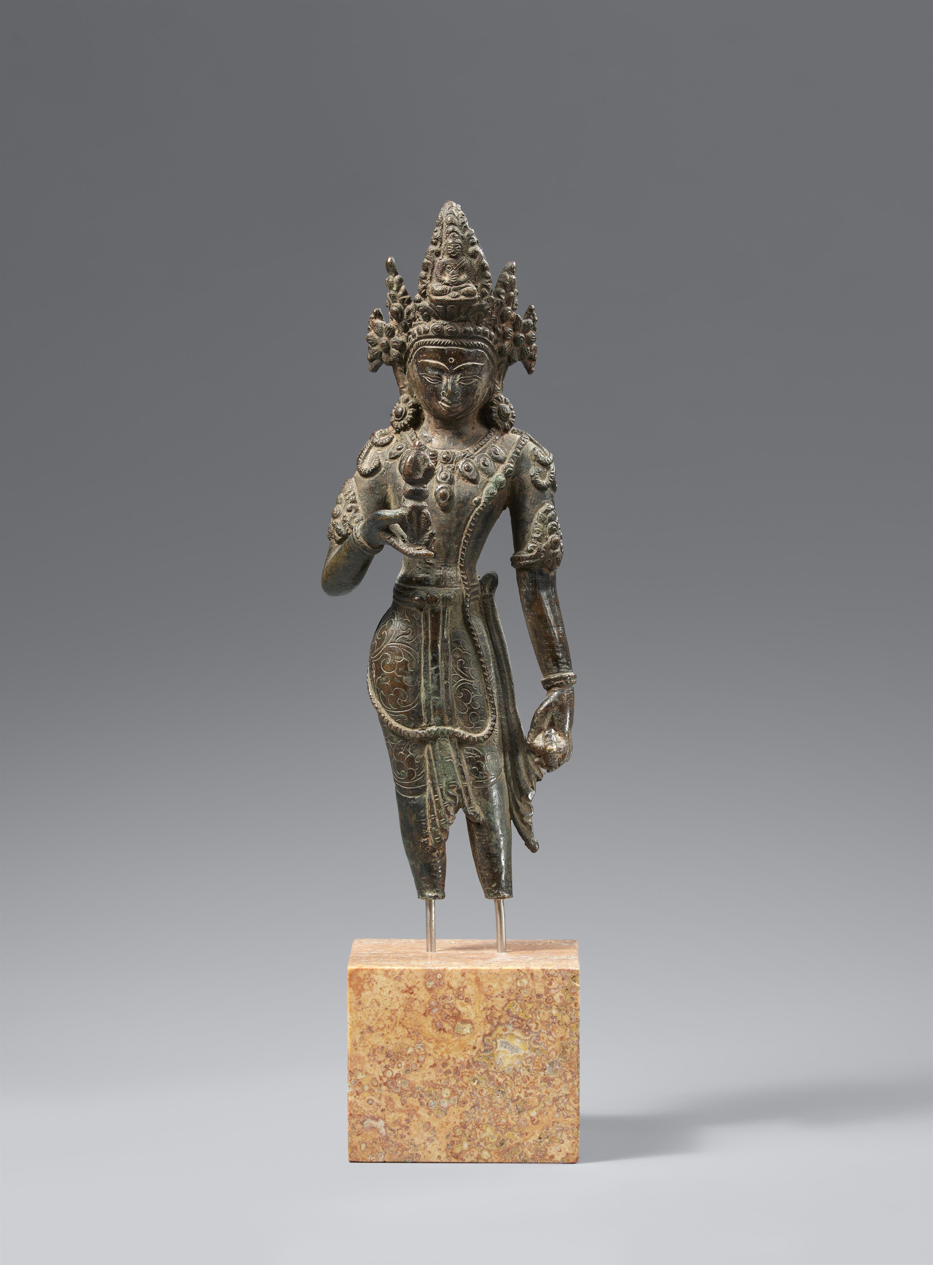 Vajrasattva. Bronze. Nepal - image-1