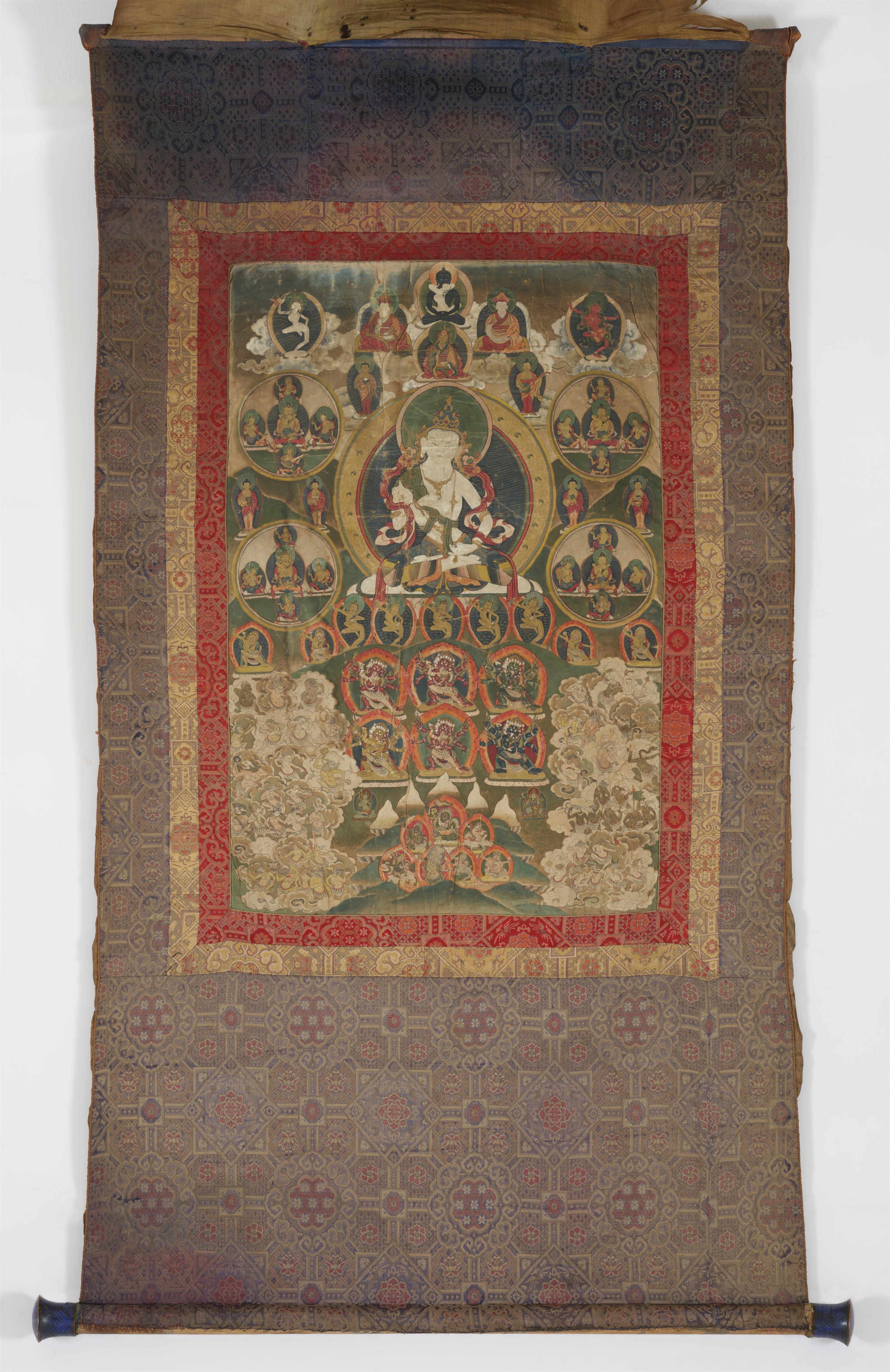 A thangka of Vajrasattva. Tibet, 19th century - image-2