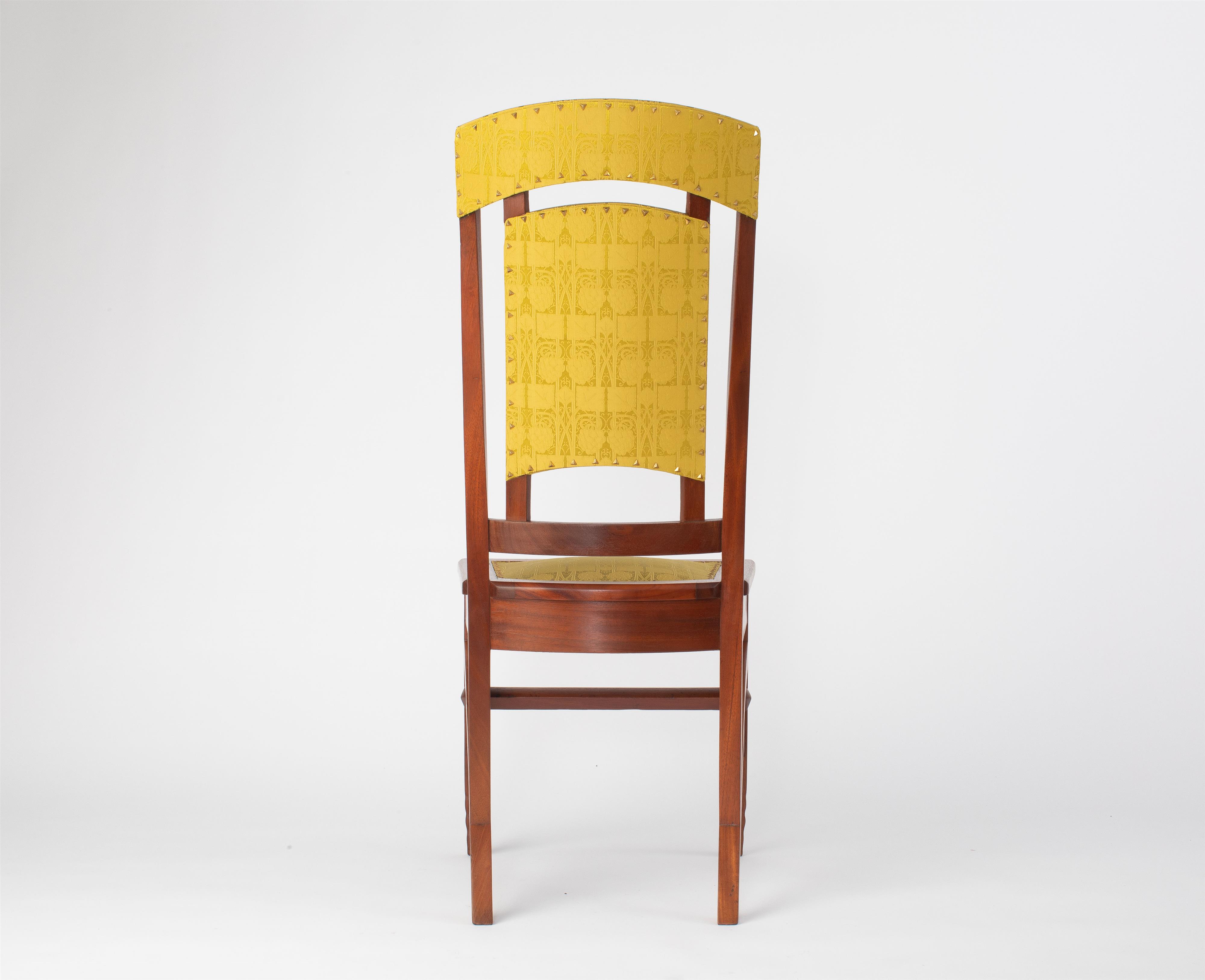 A high-backed chair attributed to Ludwig Paffendorf (1872 - 1949) - image-8