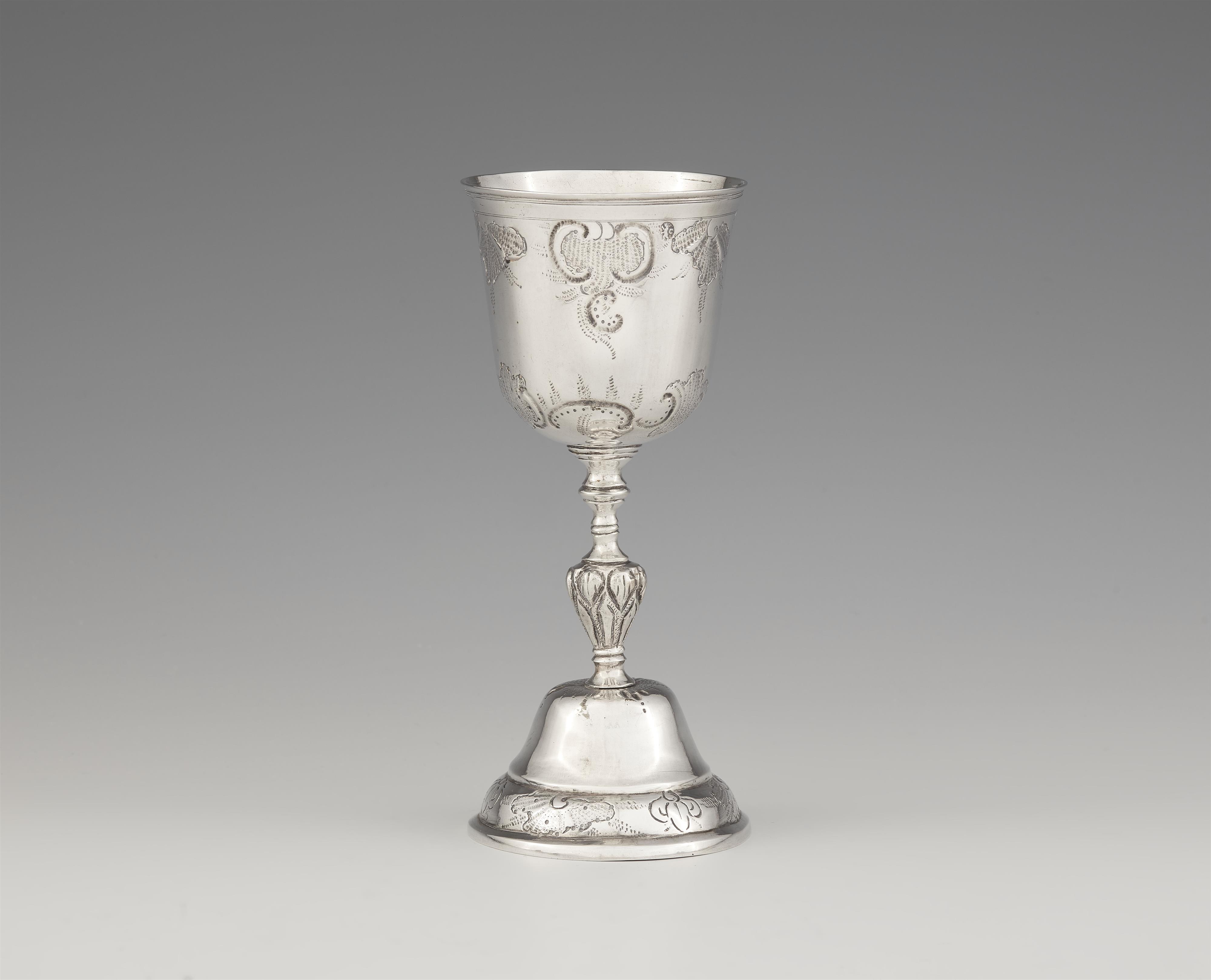 A small Berlin Rococo silver chalice - image-1