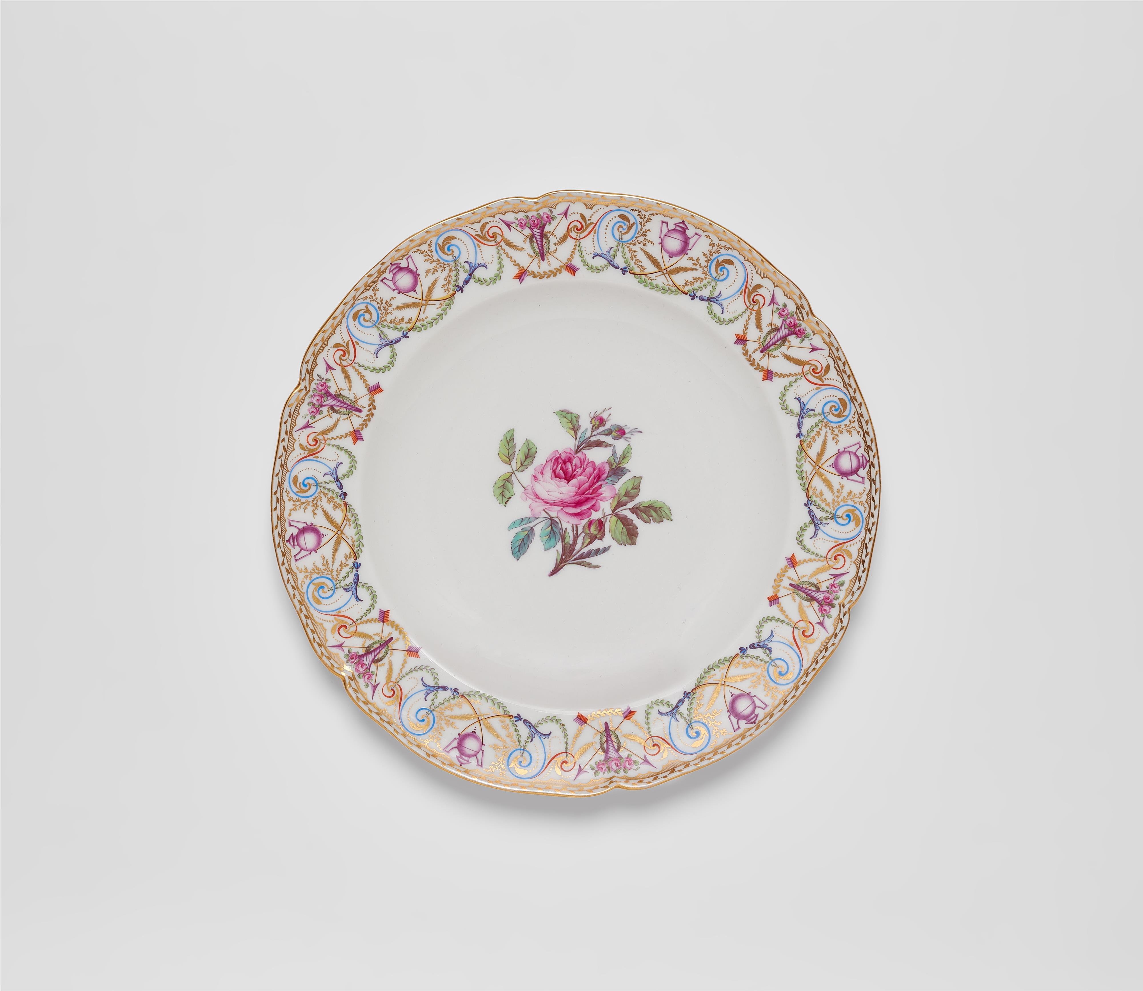 A Berlin KPM porcelain plate from a dinner service for Princess Ferdinand - image-1