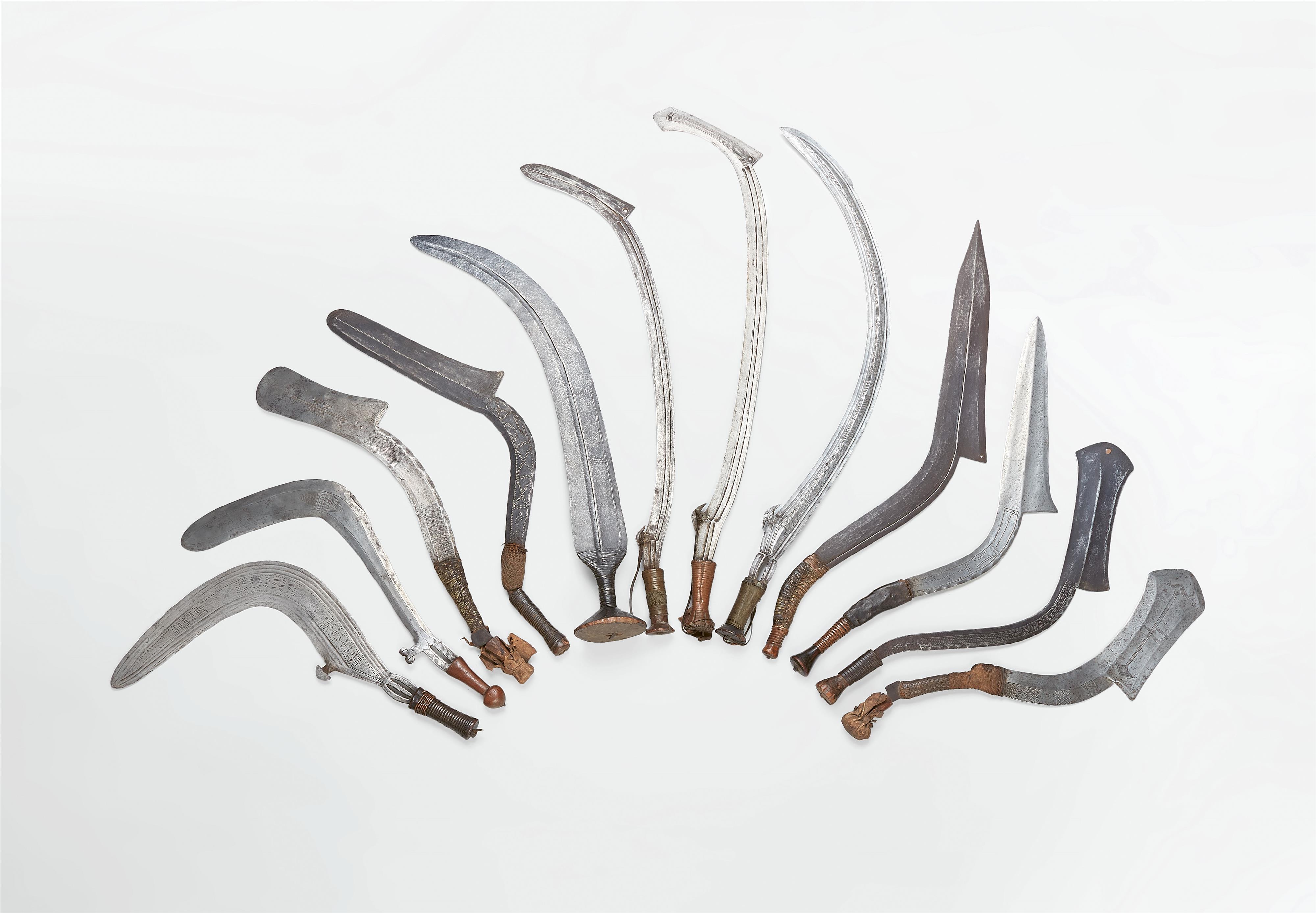 TWELVE SICKLE WEAPONS
from the Ngombe and the Boa/Yakoma - image-1