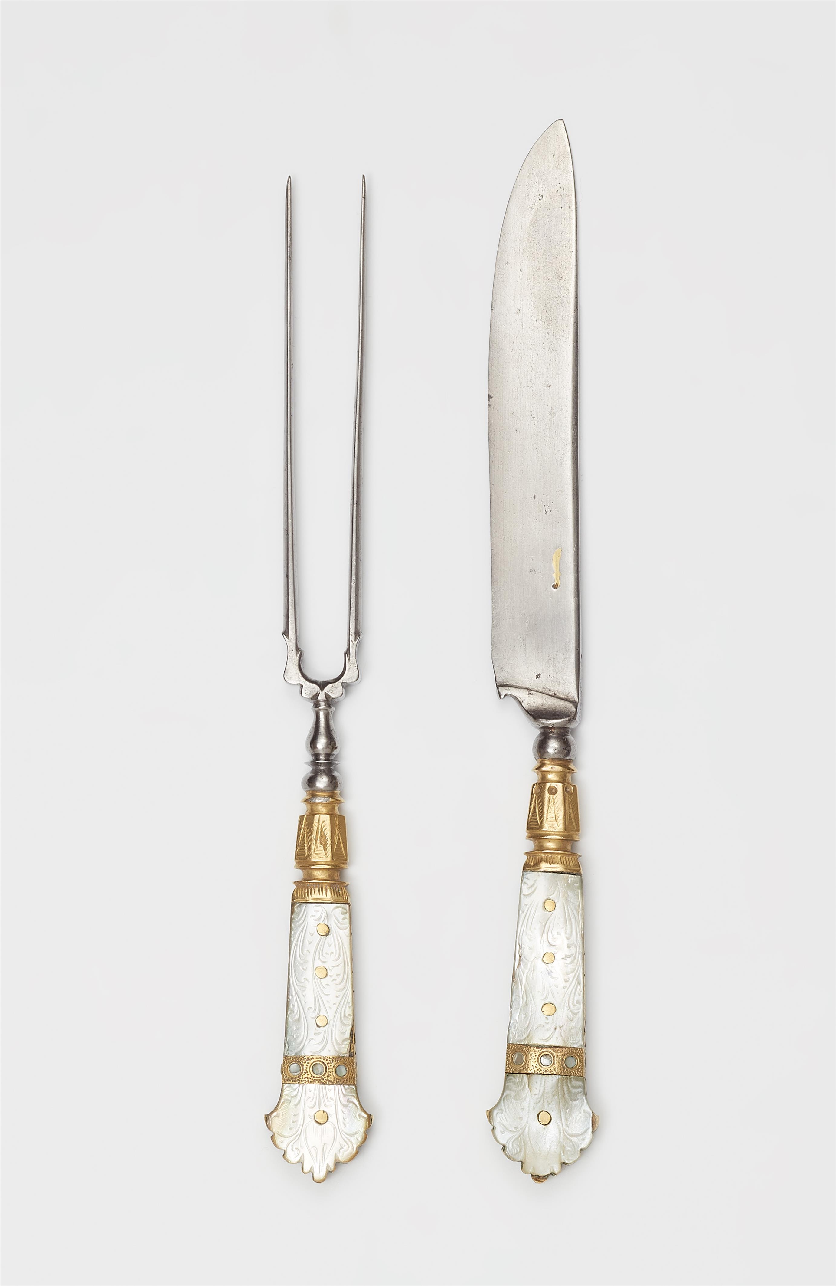 A Haban inlaid cutlery set - image-1