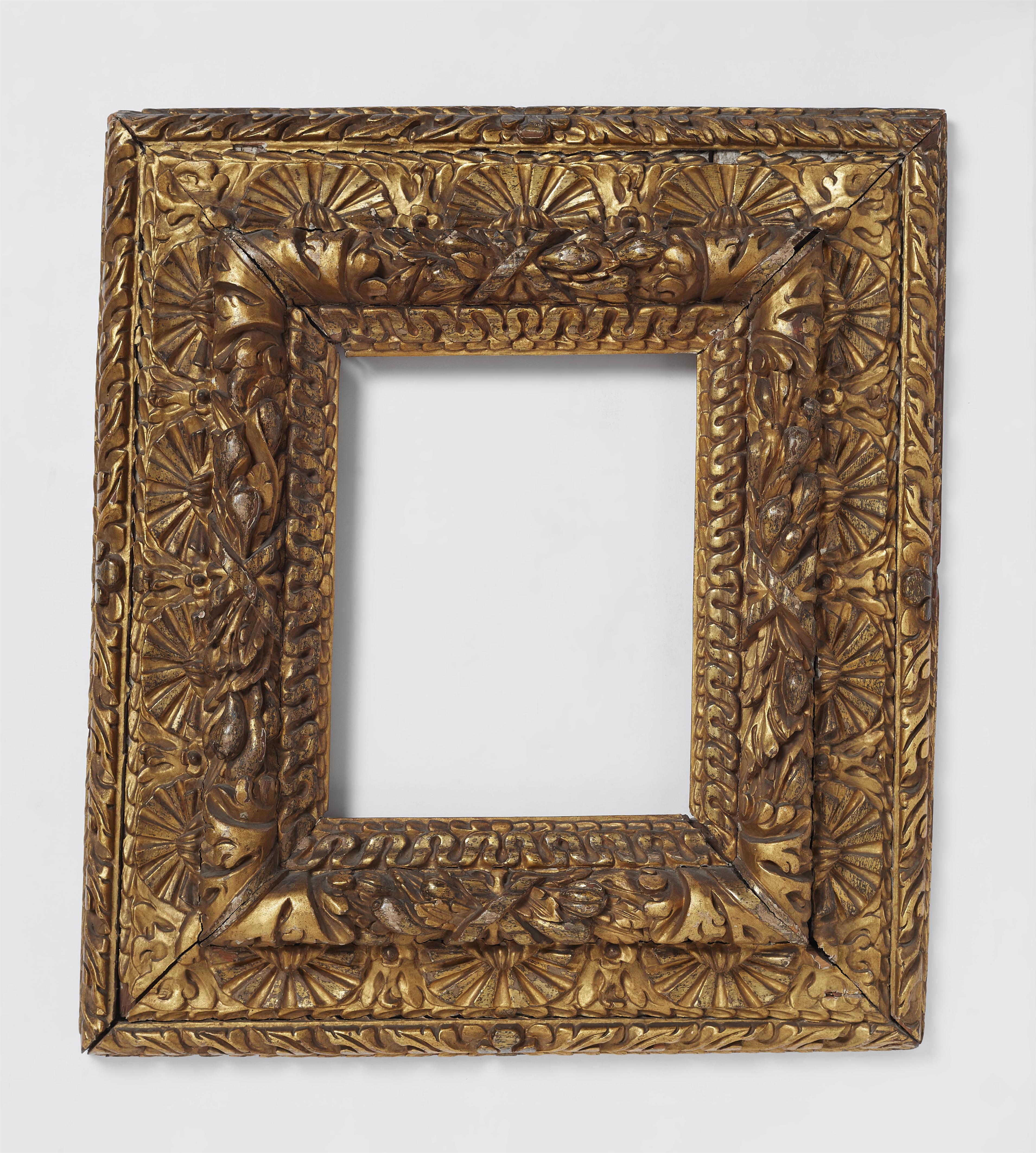A Spanish giltwood baroque frame - image-1