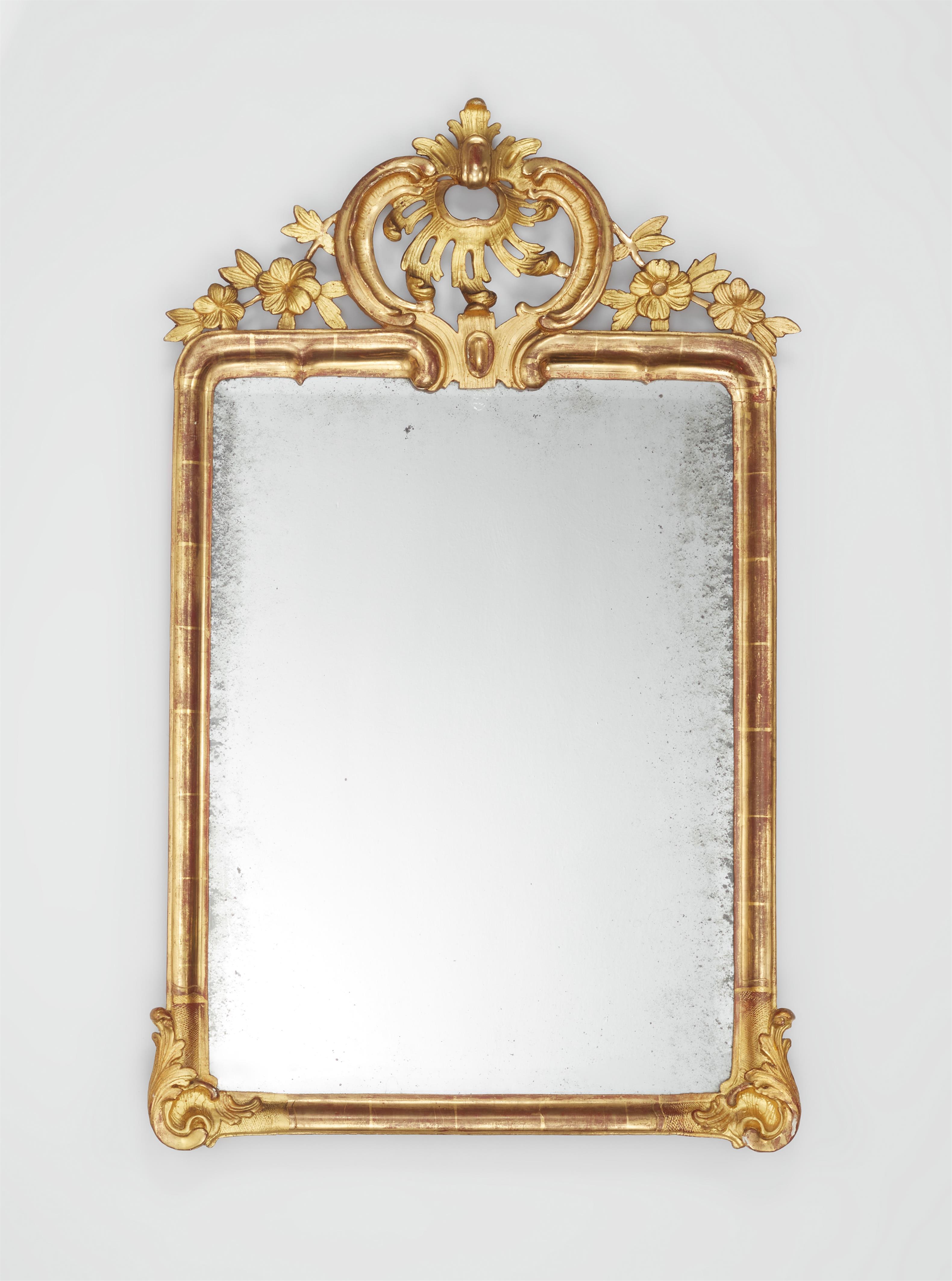 A Bern giltwood mirror - image-1