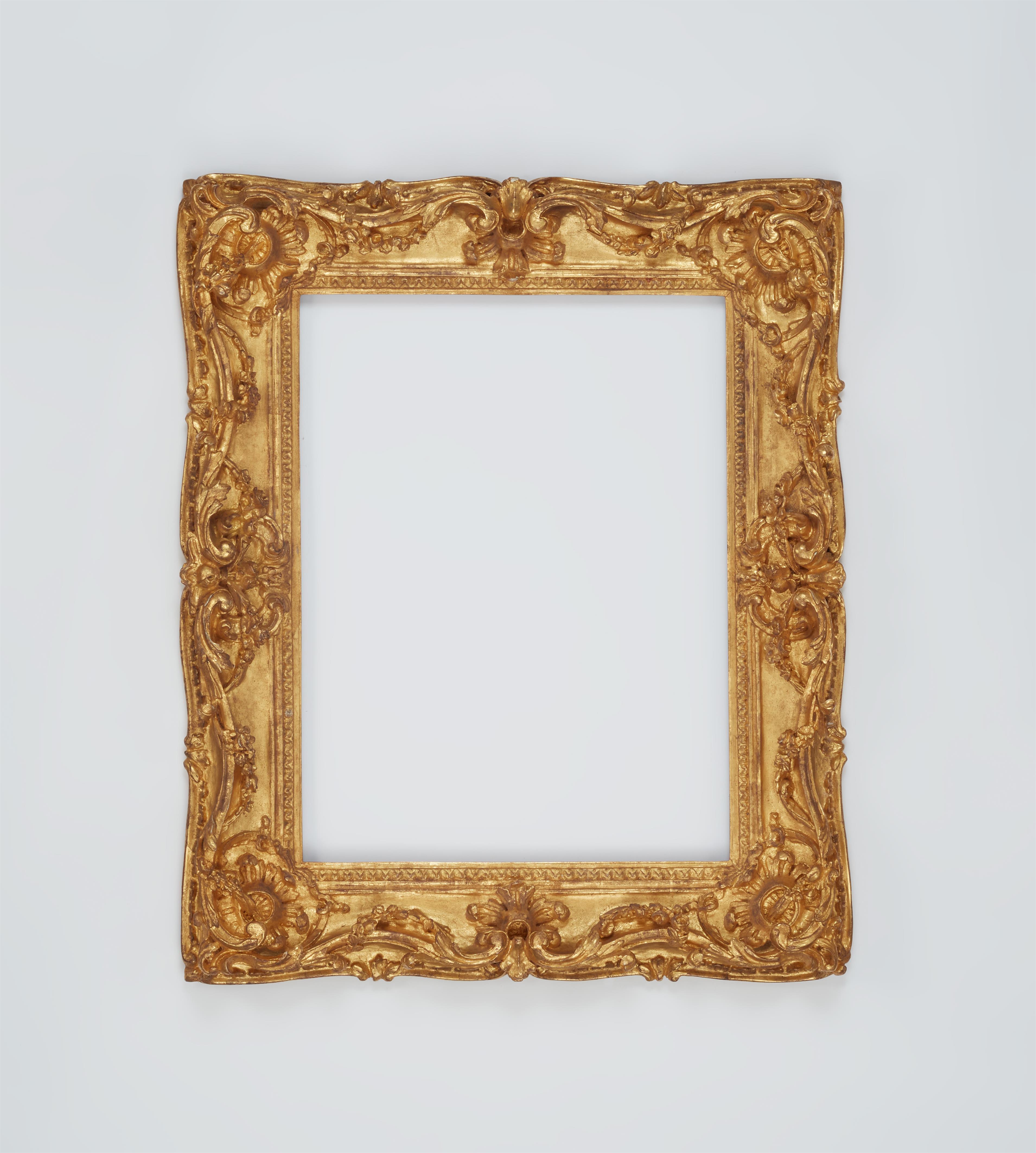 A Louis XV carved gilt oak frame - image-1