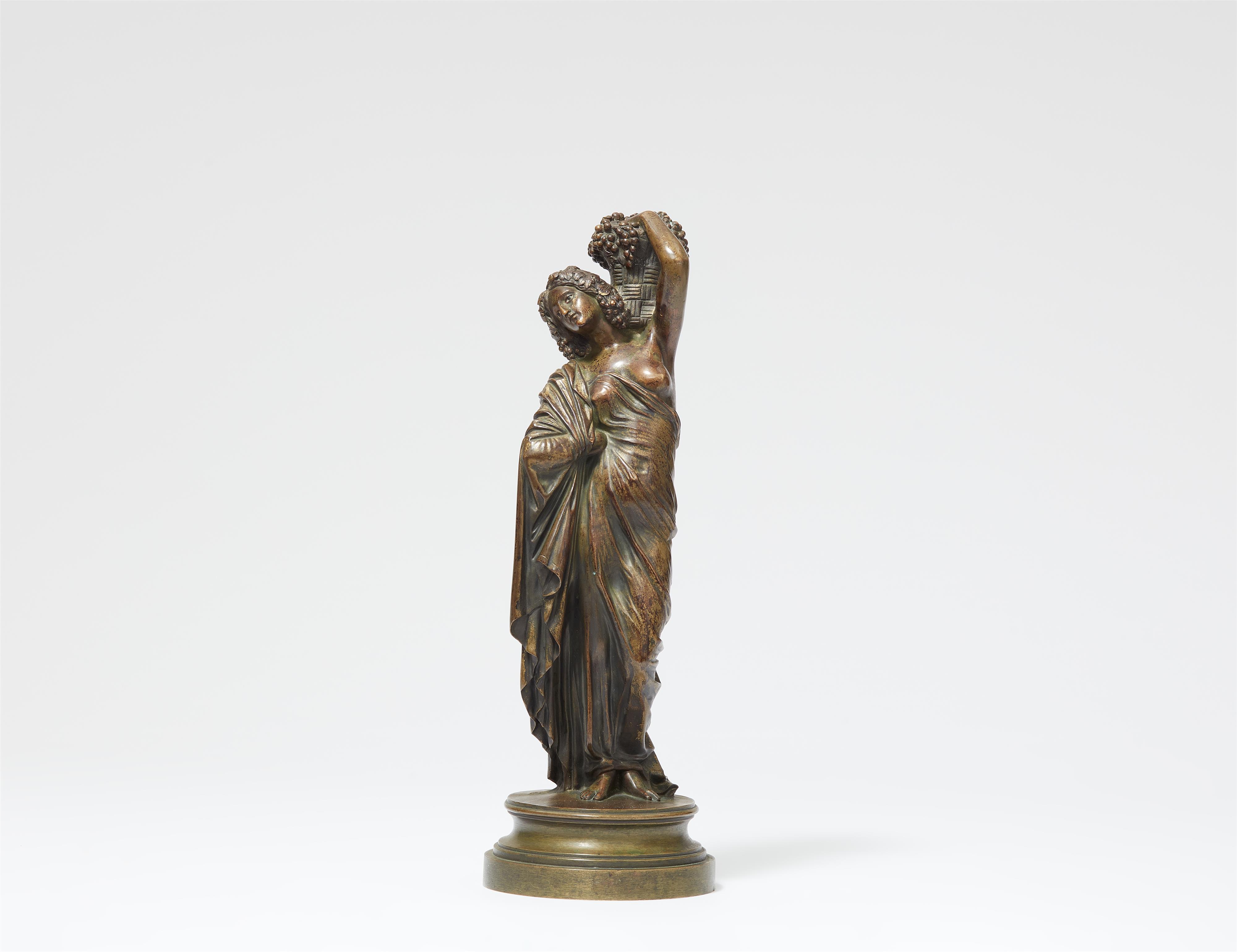 A standing bronze figure of Ceres or allegory of autumn - image-1