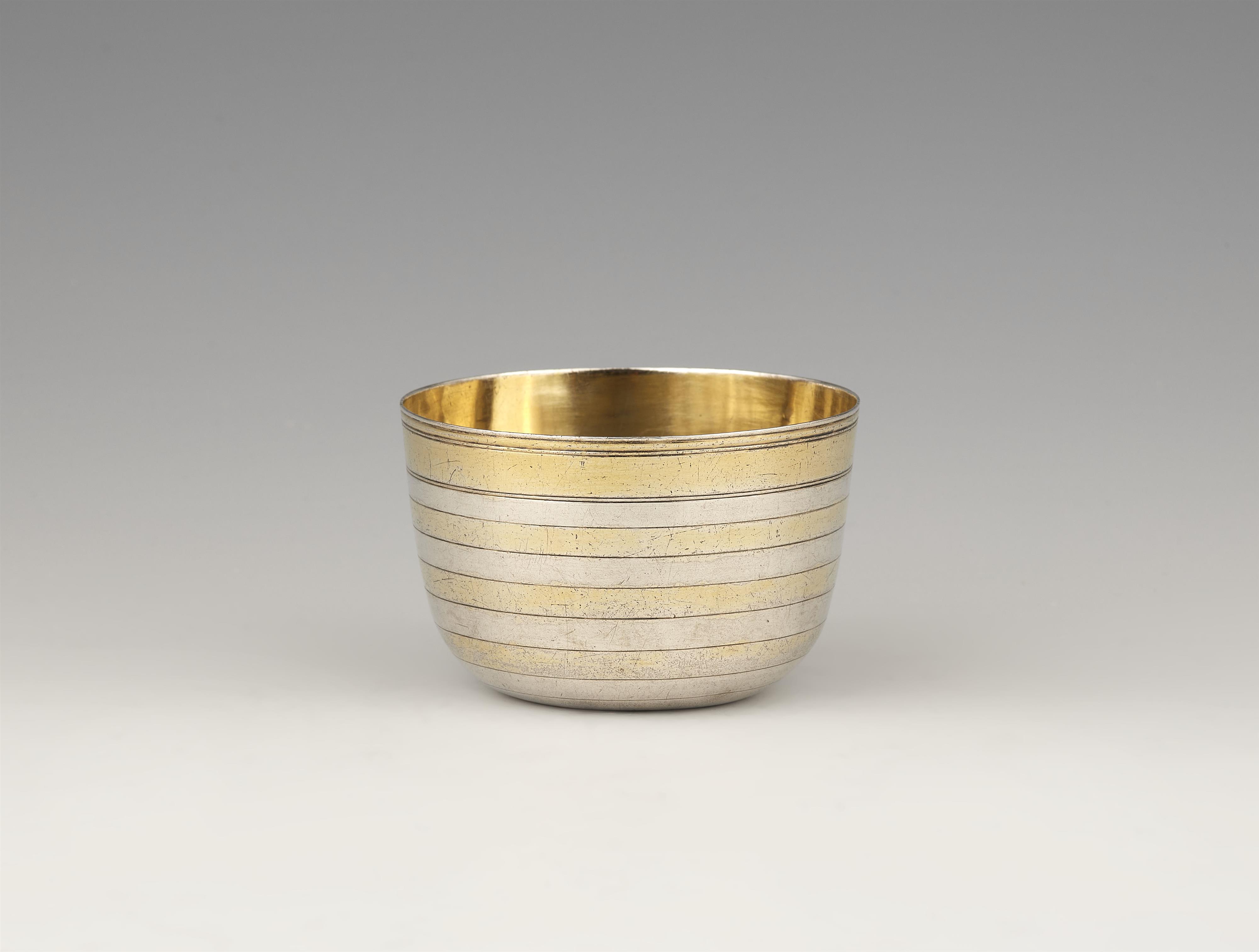 An Augsburg parcel gilt silver tumbler - image-1