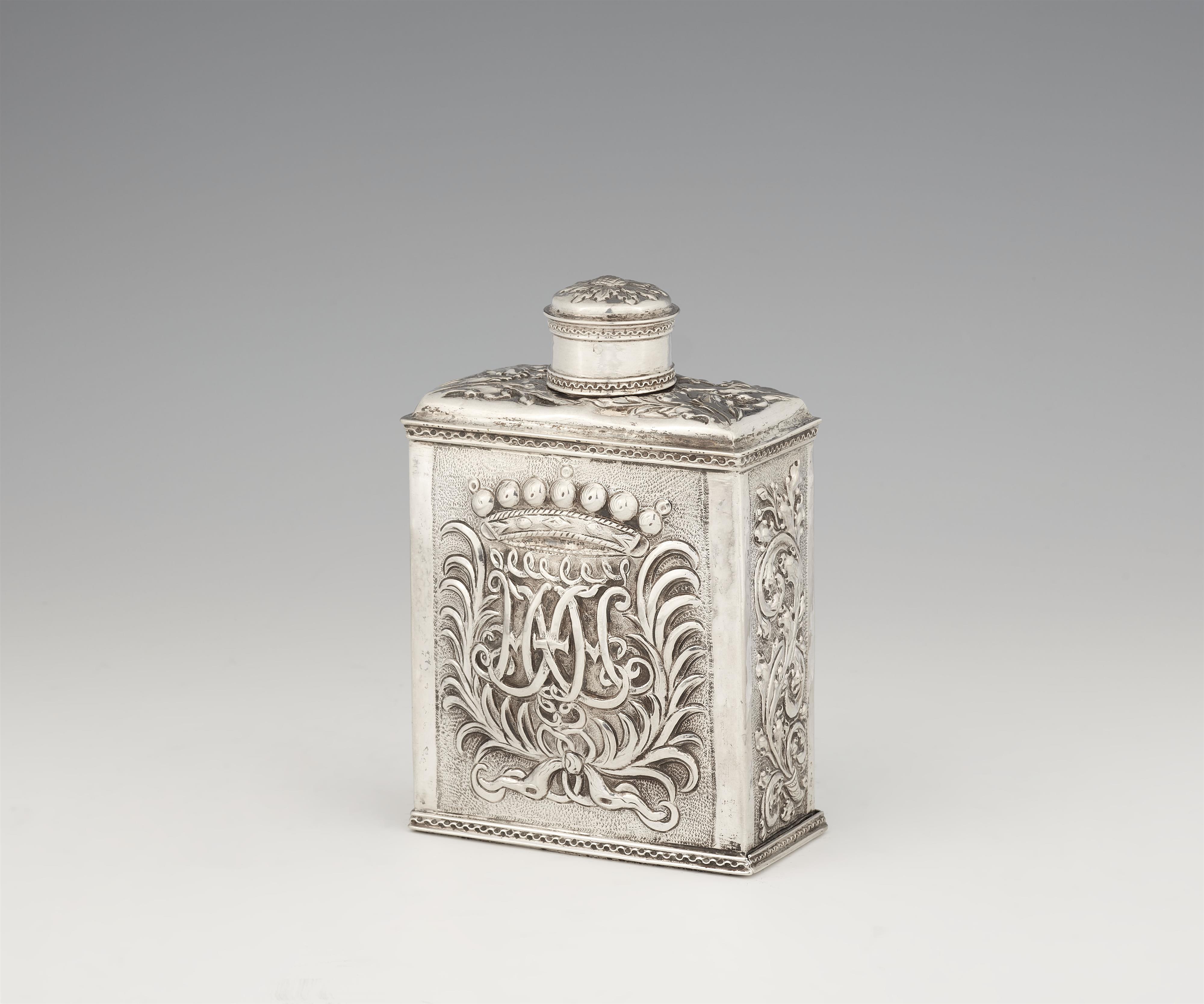 A Frisian Baroque silver tea caddy - image-2