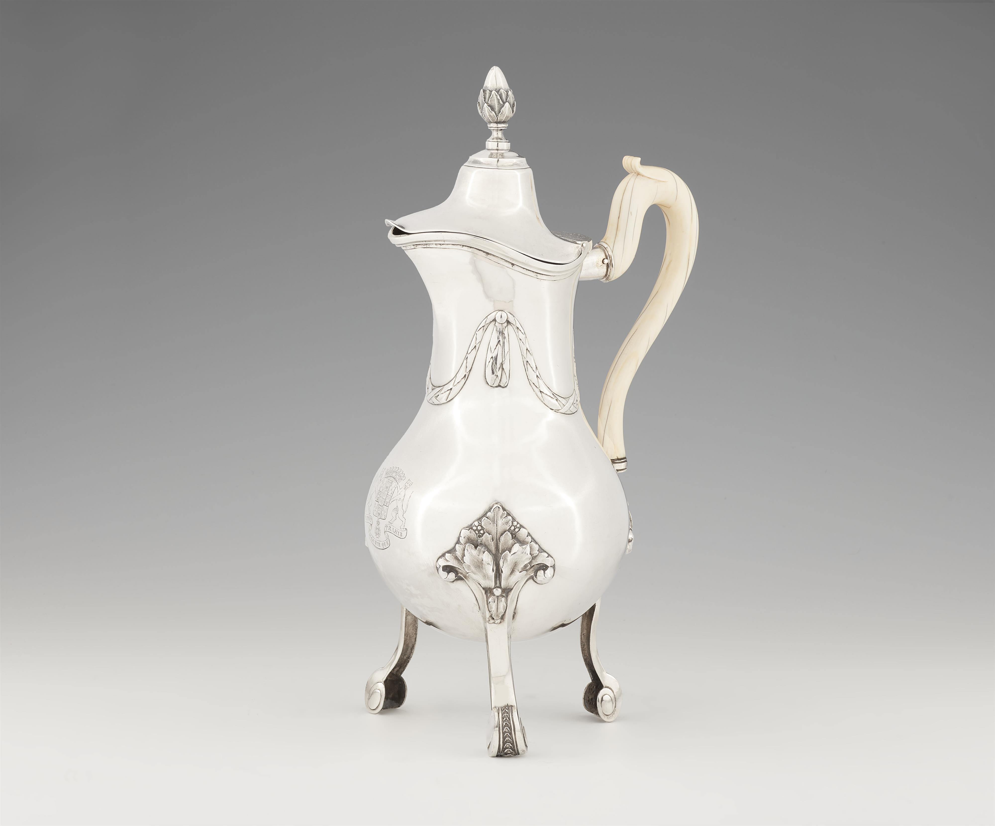 A Brussels silver coffee pot - image-1