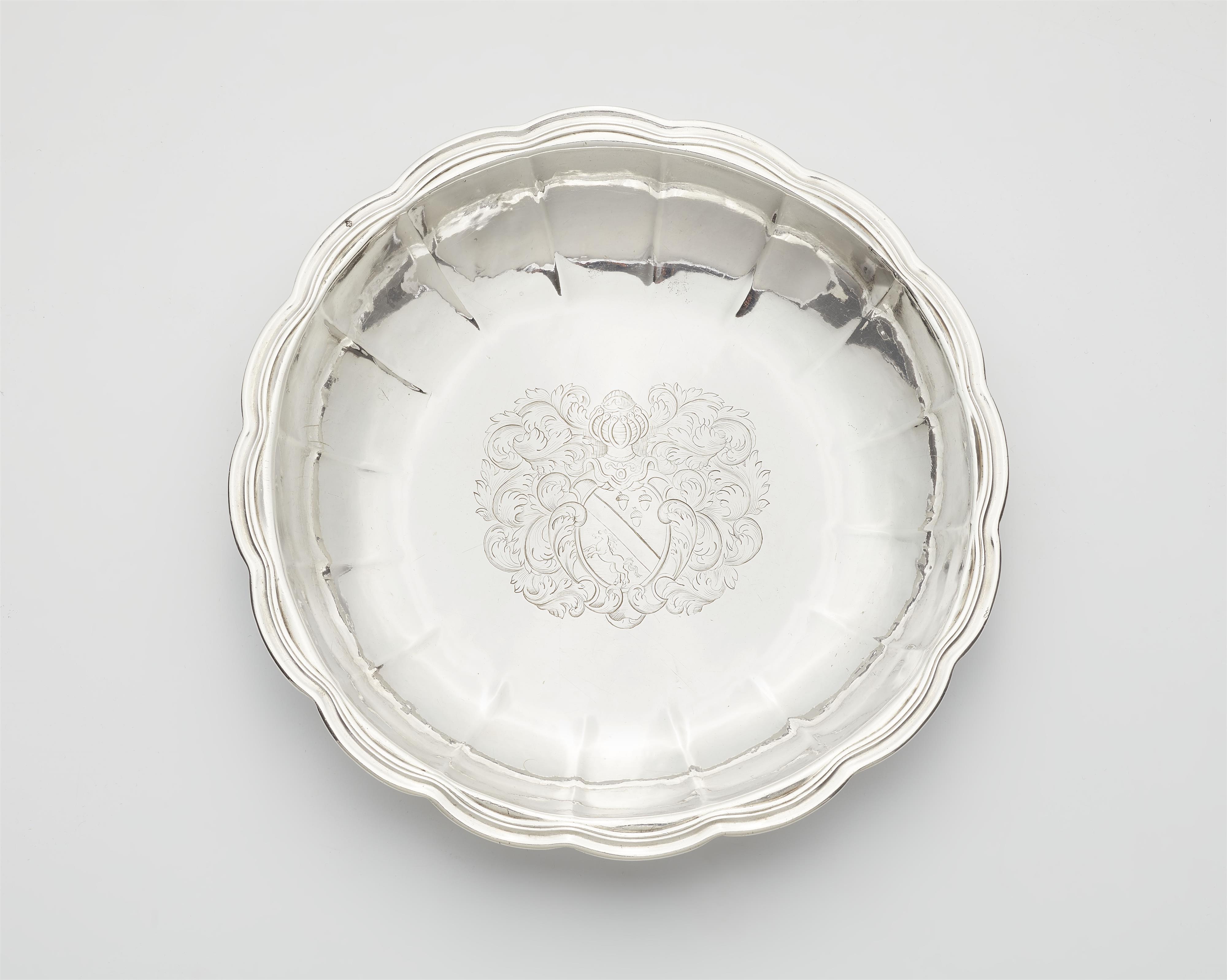 A Parisian silver armorial dish - image-1