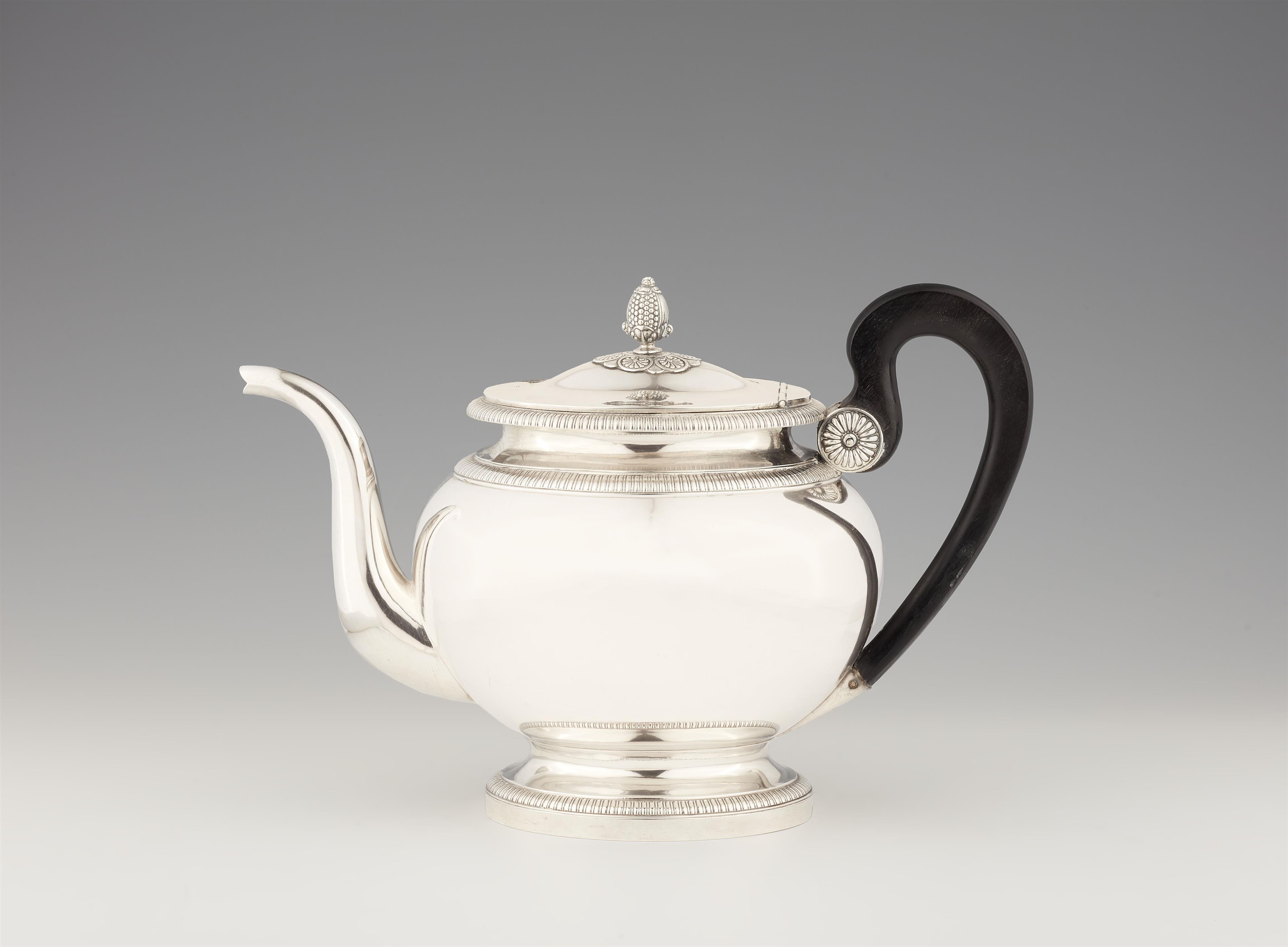 A large Parisian silver teapot - image-1