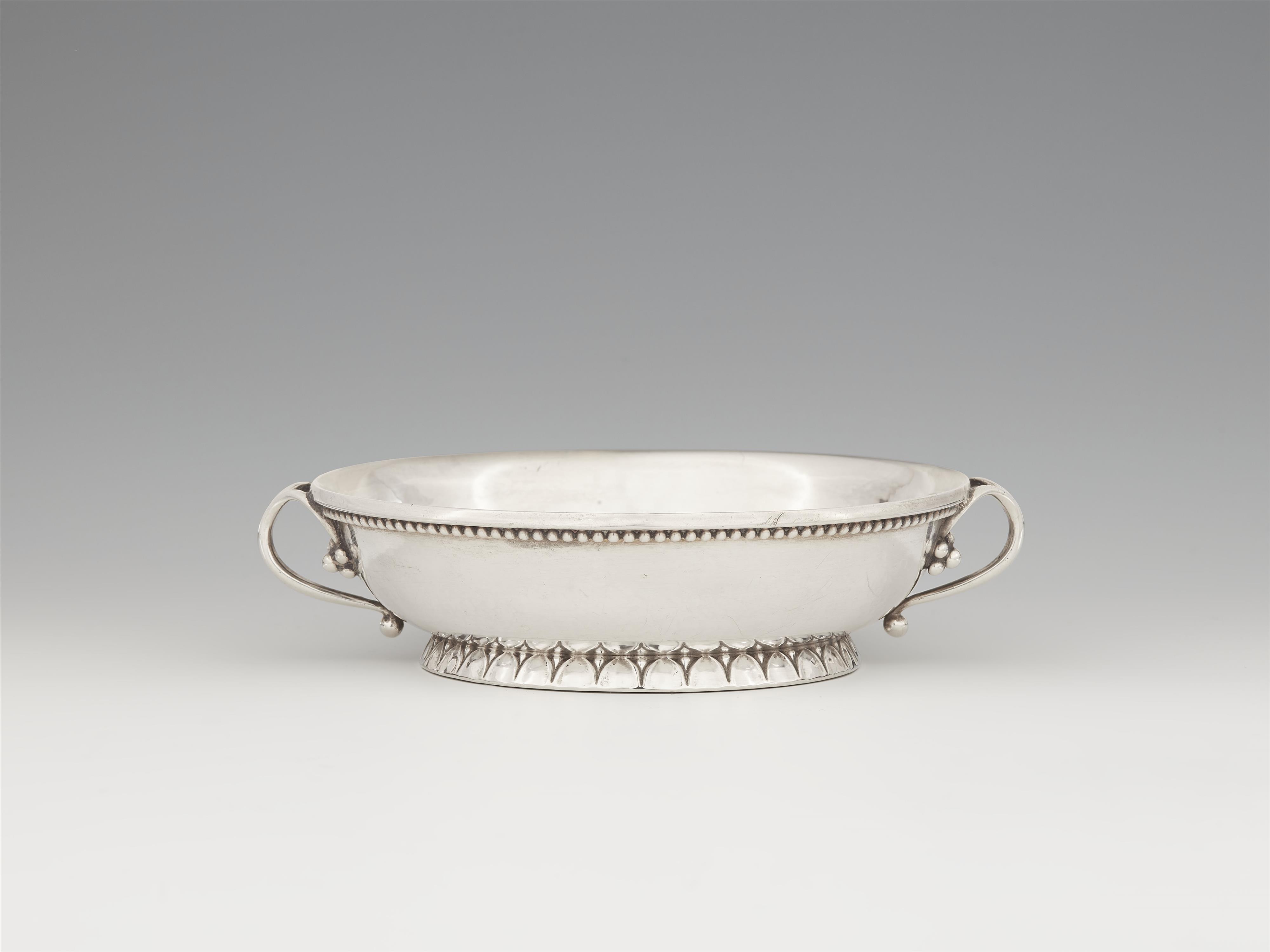 A Copenhagen silver dish, model no. 158 - image-1