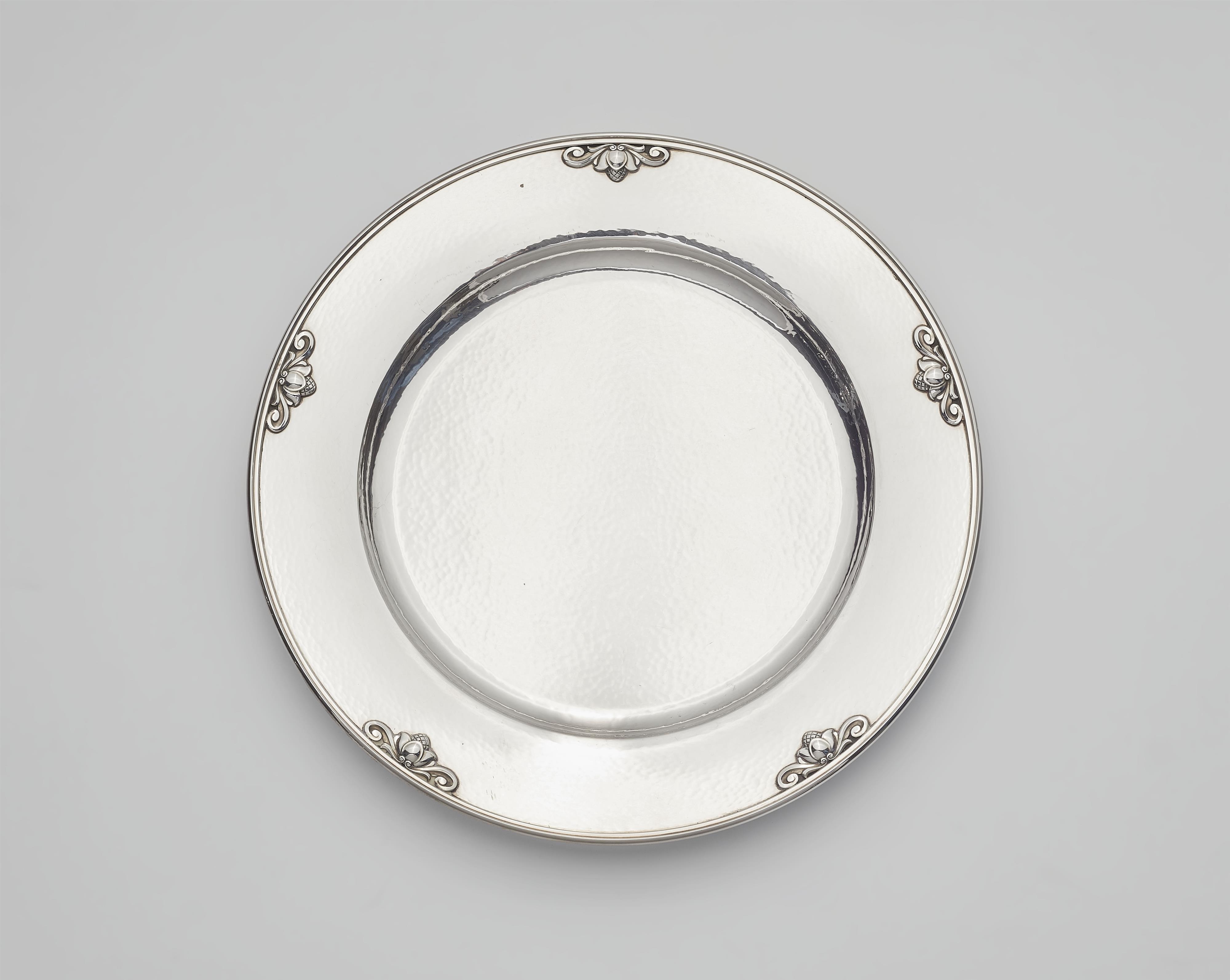 A Copenhagen silver plate, model no. 642 A - image-1