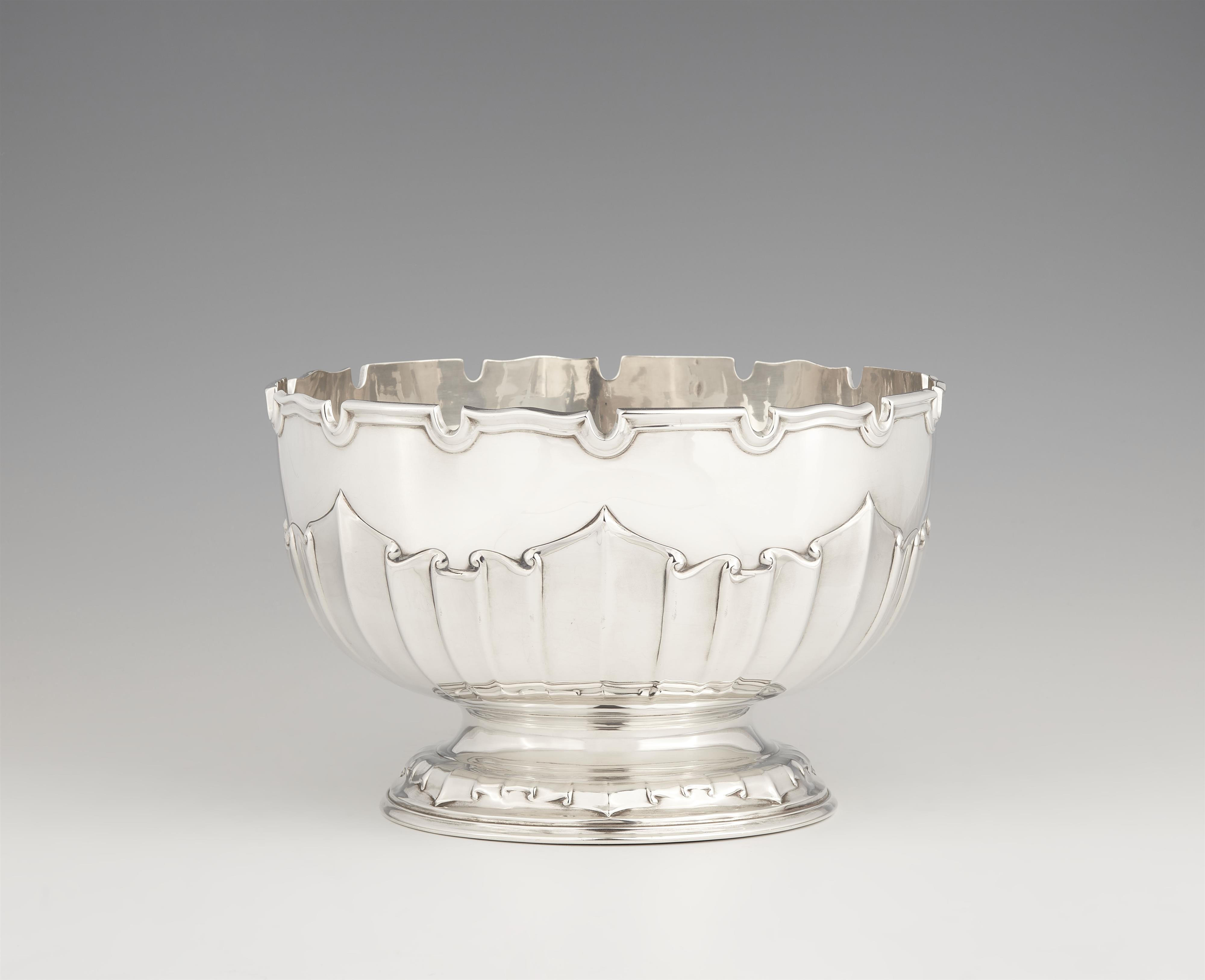 An Art Deco silver glass cooler - image-1