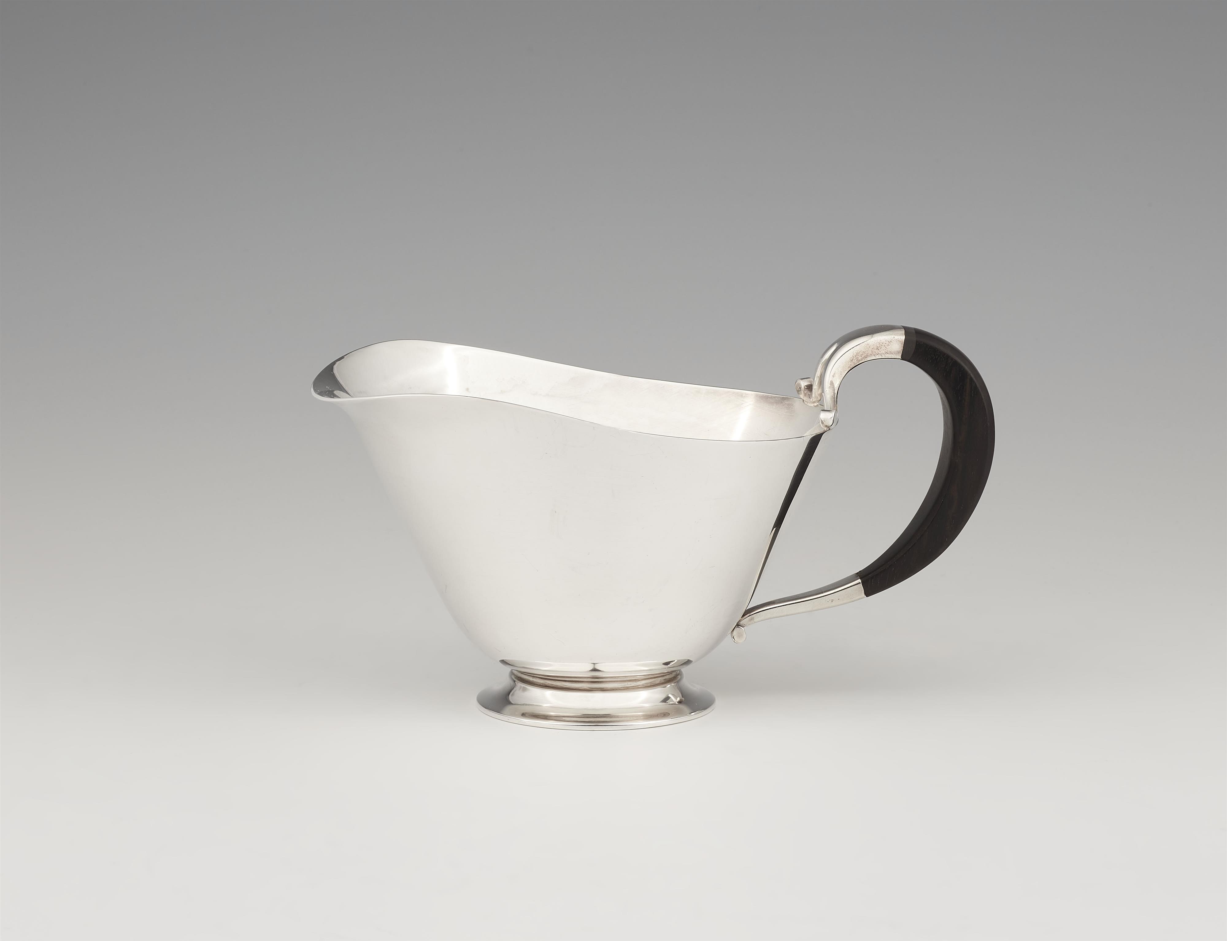 A Copenhagen silver sauce pot, model no 896 - image-1