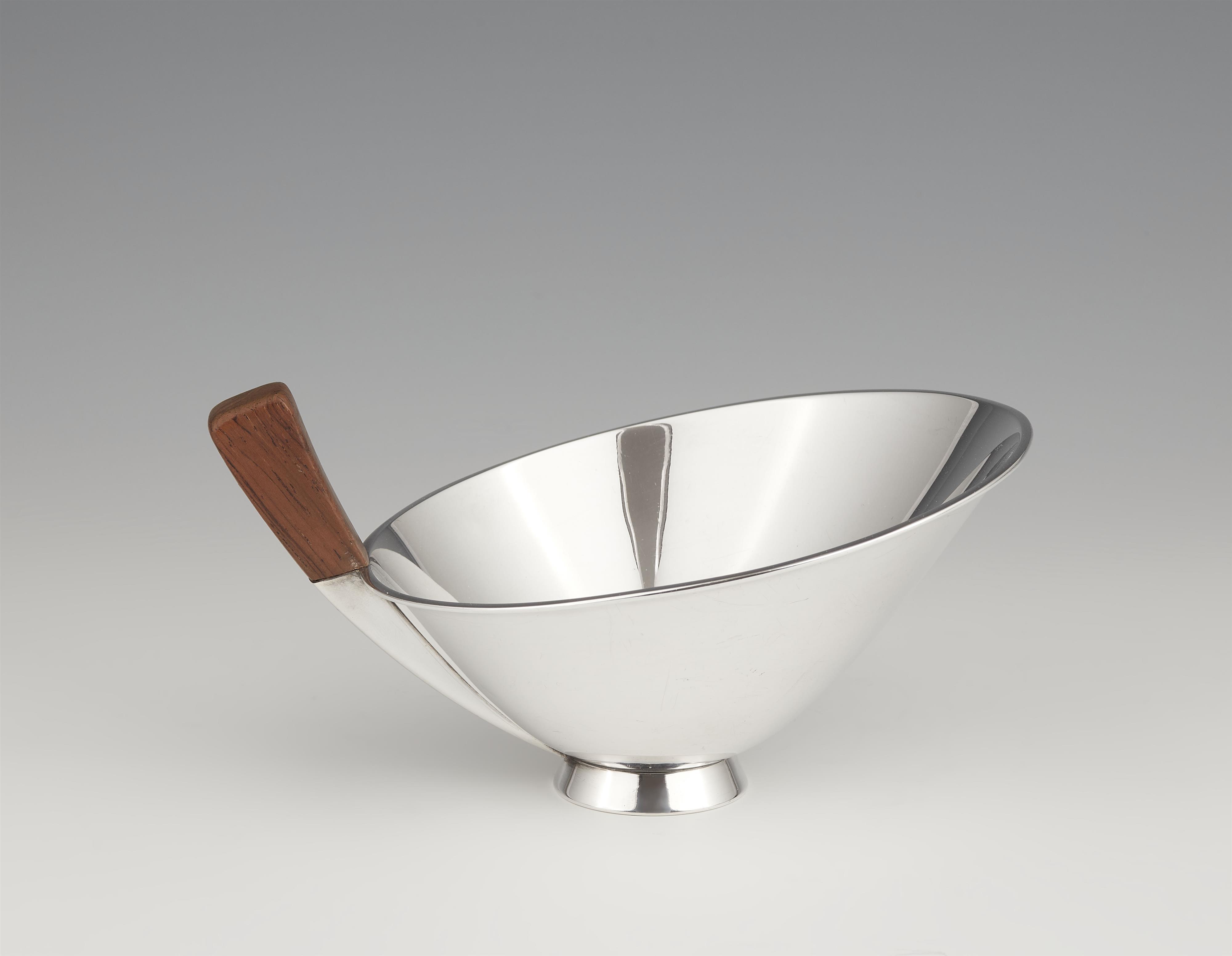 A Copenhagen silver sauce boat - image-1