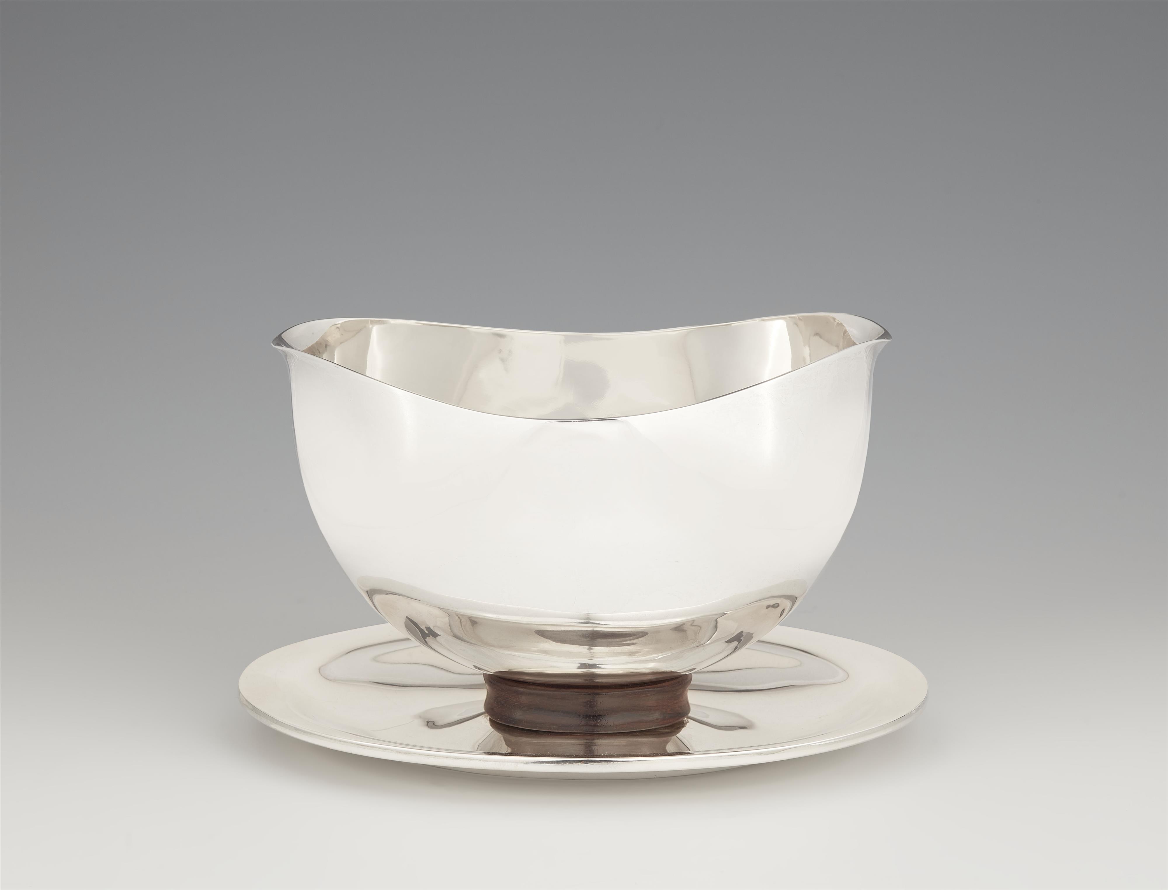 An Odense silver sauce boat - image-1