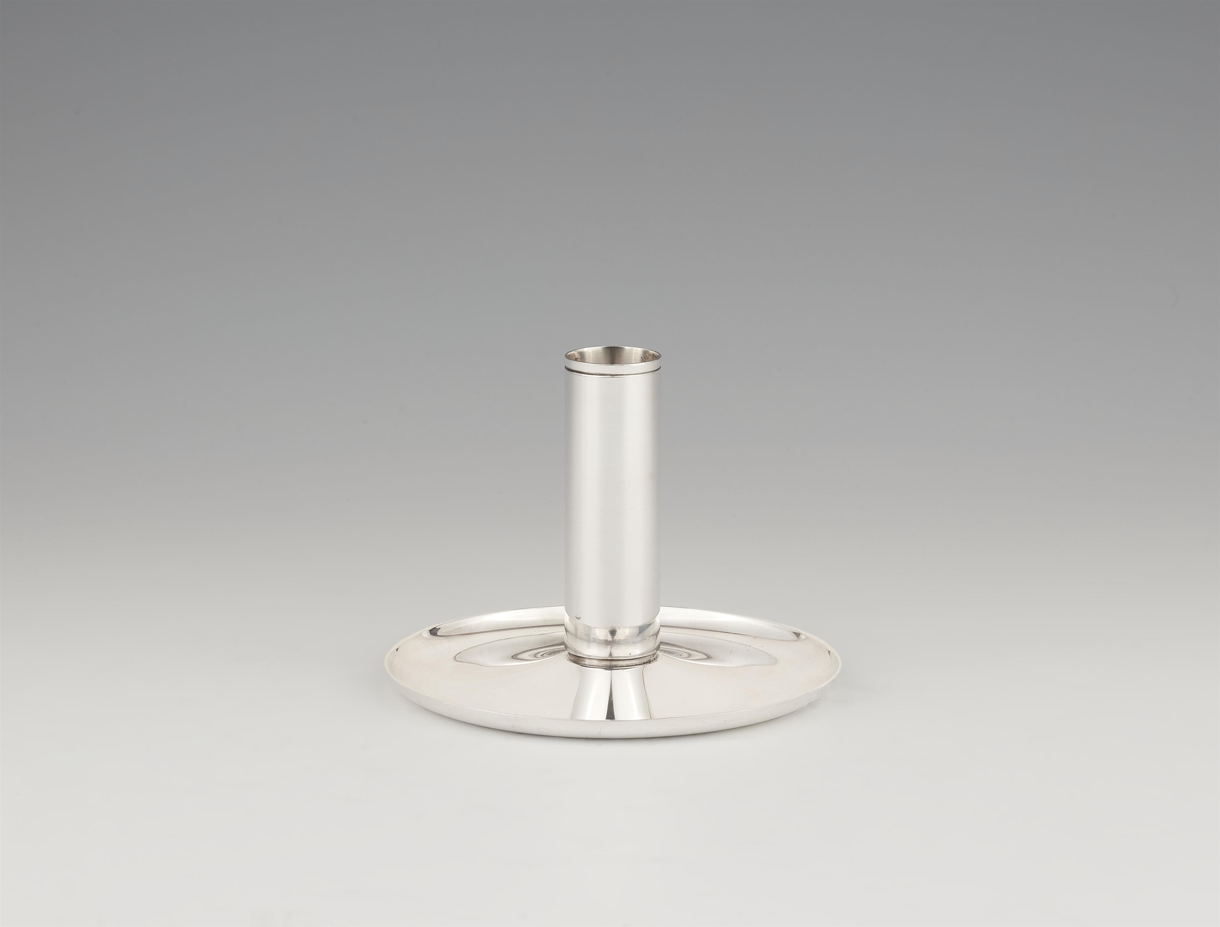 A Copenhagen silver candlestick, model no. 1138 - image-1